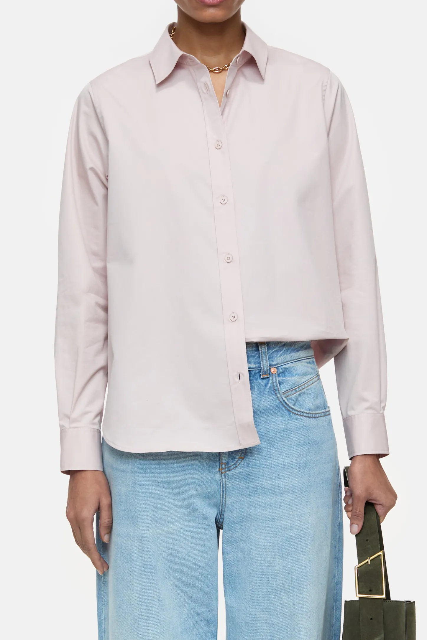 CLOSED Overhemden En Blouses>Poplin Blouse Ochtend Opstond