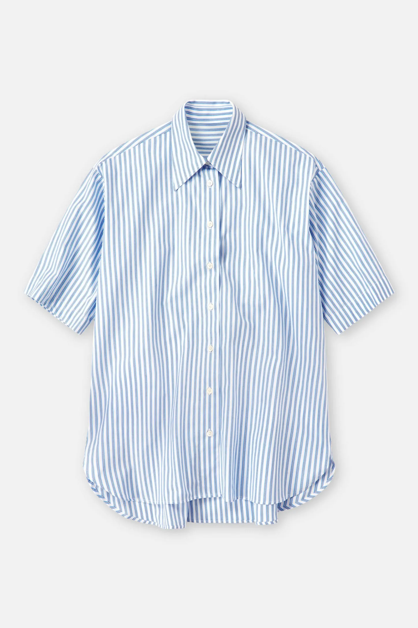 CLOSED Overhemden En Blouses>Poplin Overhemd Blauwe Horizon
