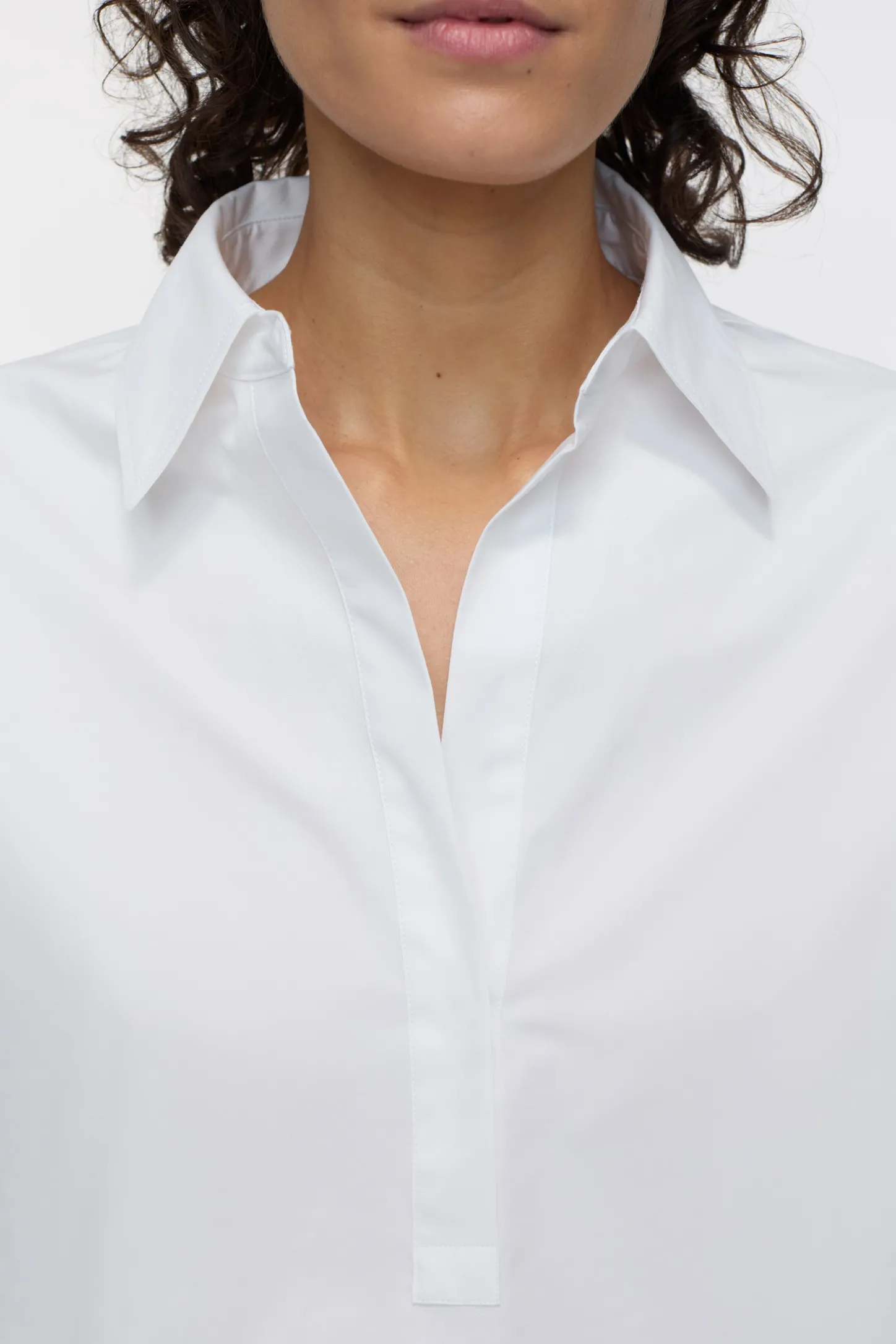 CLOSED Overhemden En Blouses>Poplin Tuniekblouse Verstand