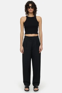 CLOSED T-Shirts>Racer-Top Zwart