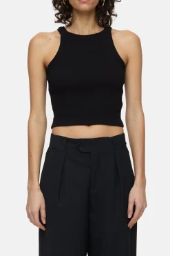 CLOSED T-Shirts>Racer-Top Zwart