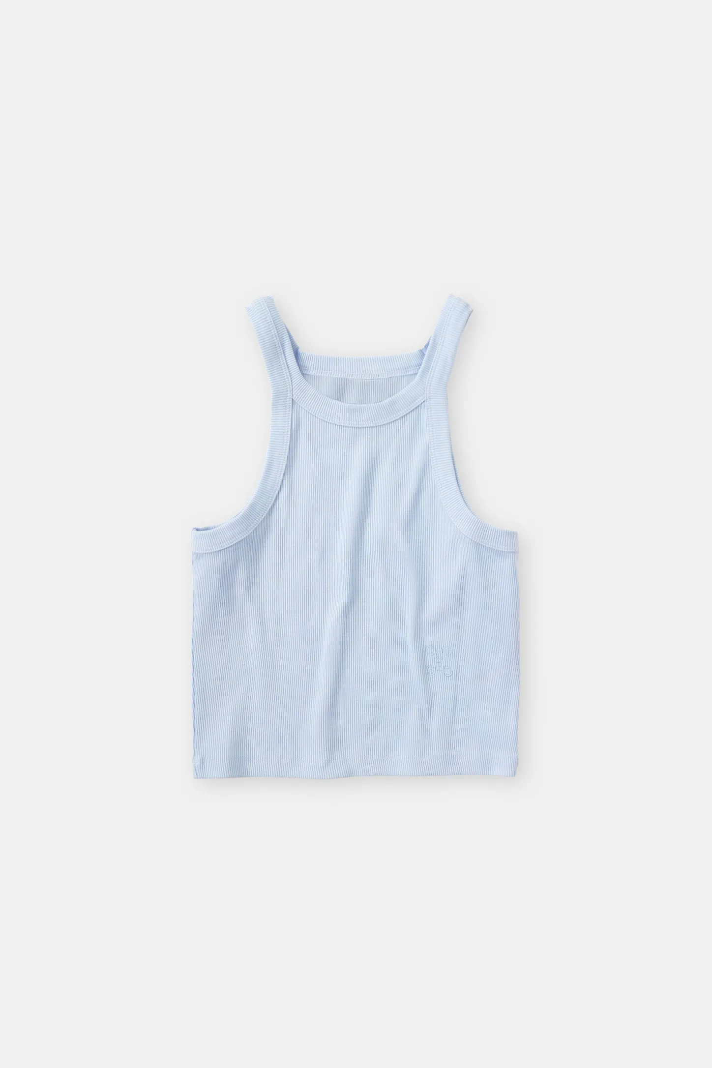 CLOSED T-Shirts>Racer-Top Zacht Blauw