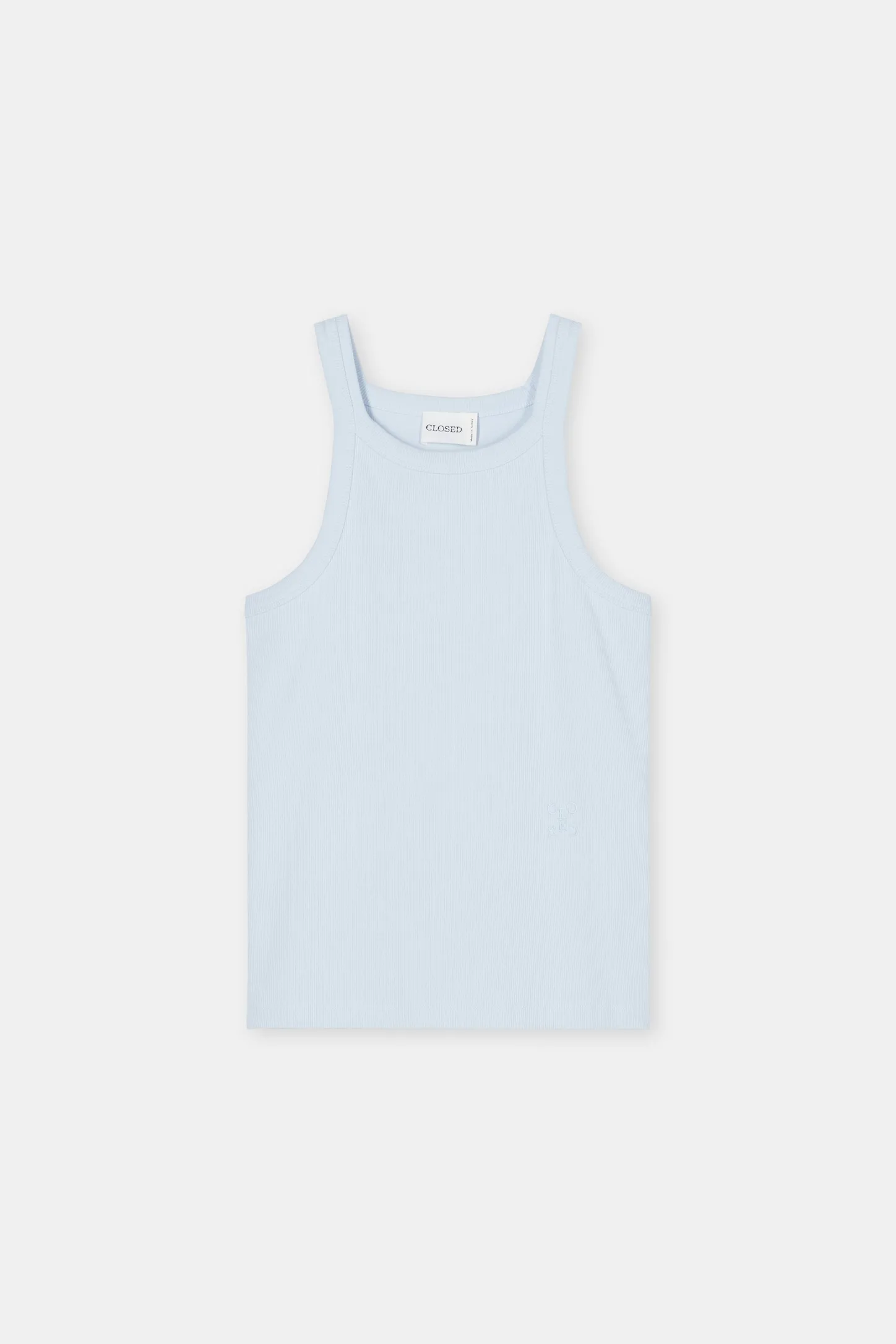CLOSED T-Shirts>Racer-Top Zacht Blauw