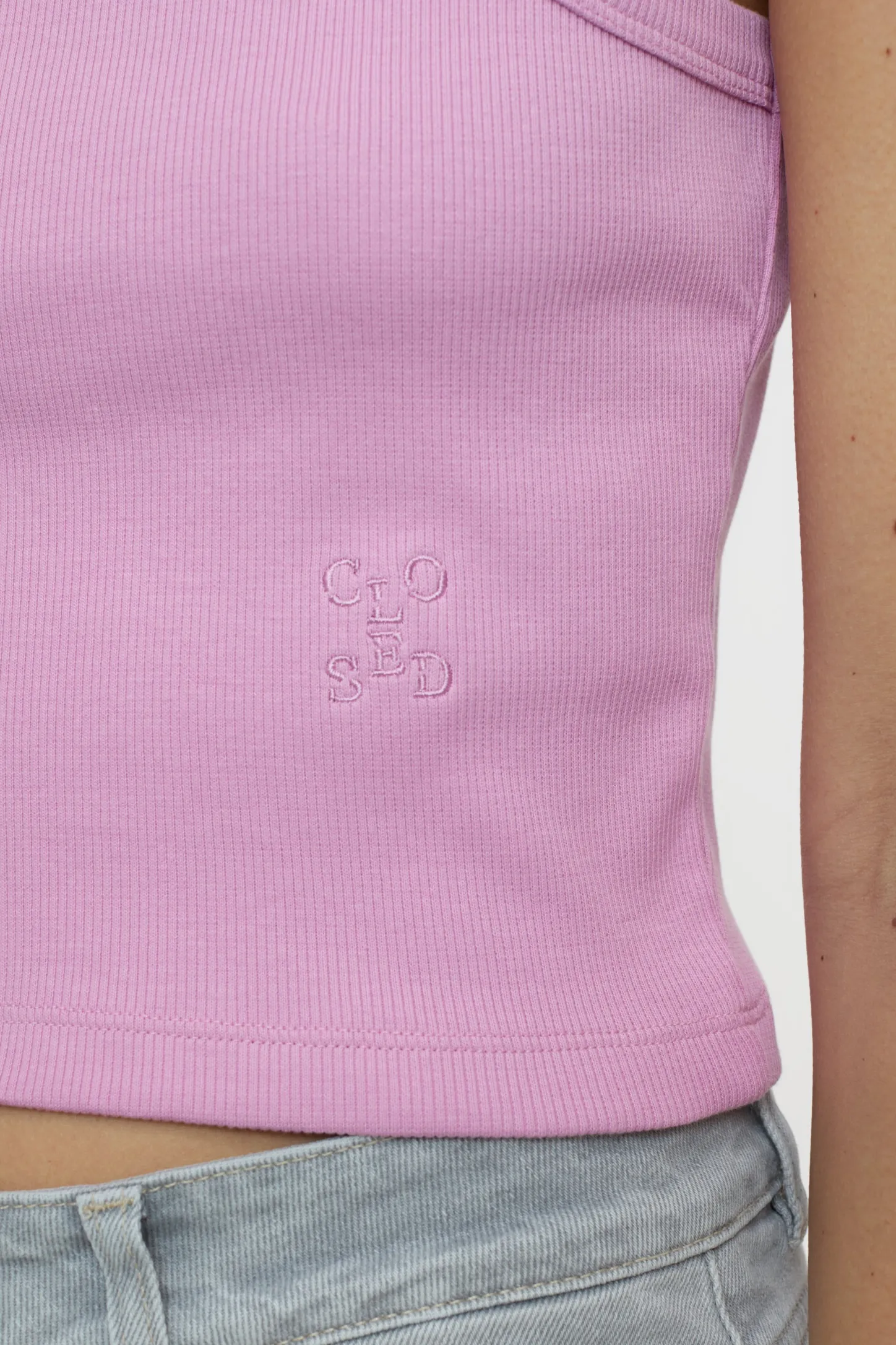 CLOSED T-Shirts>Racer-Top Roze Pony