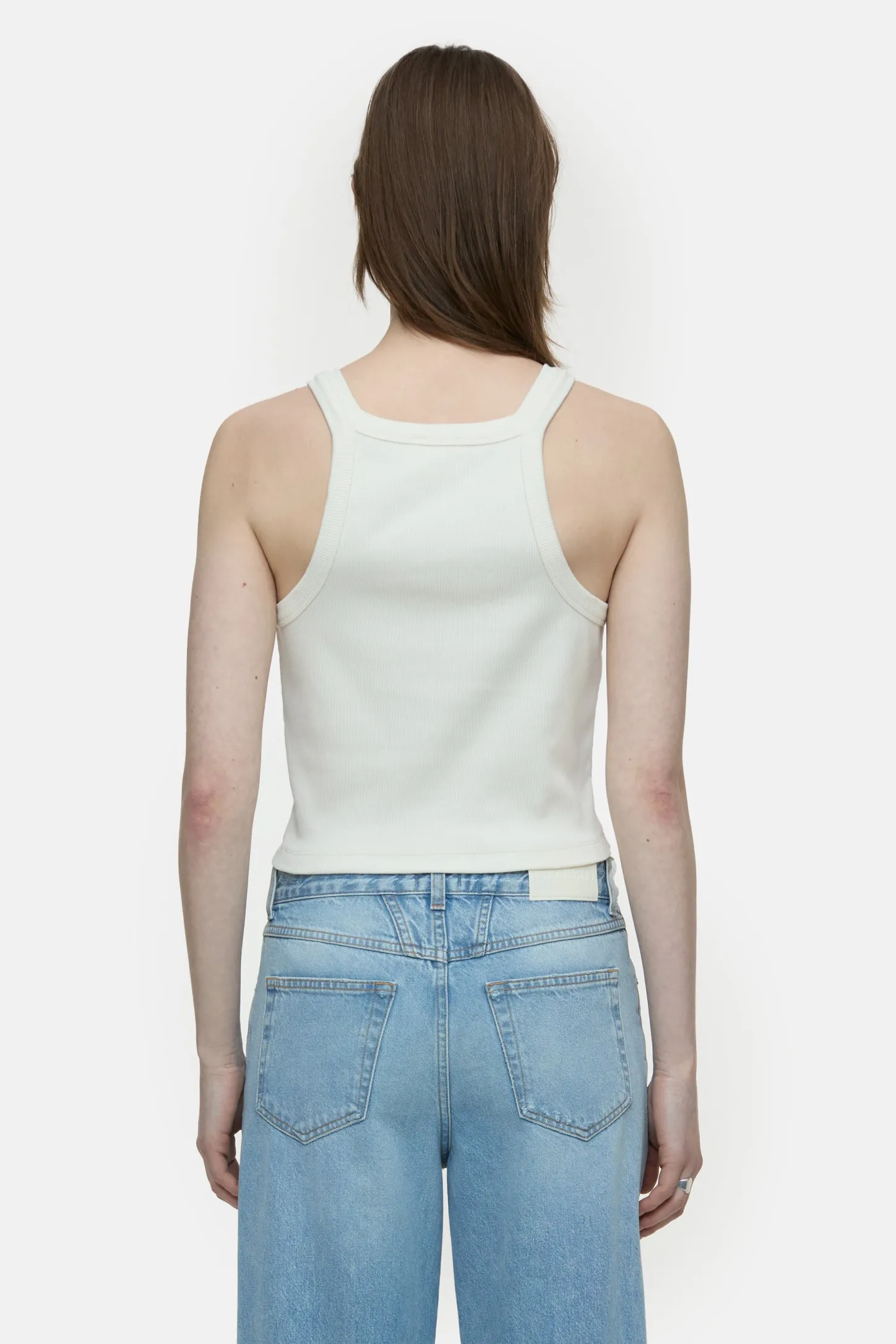CLOSED T-Shirts>Racer-Top Ivoor