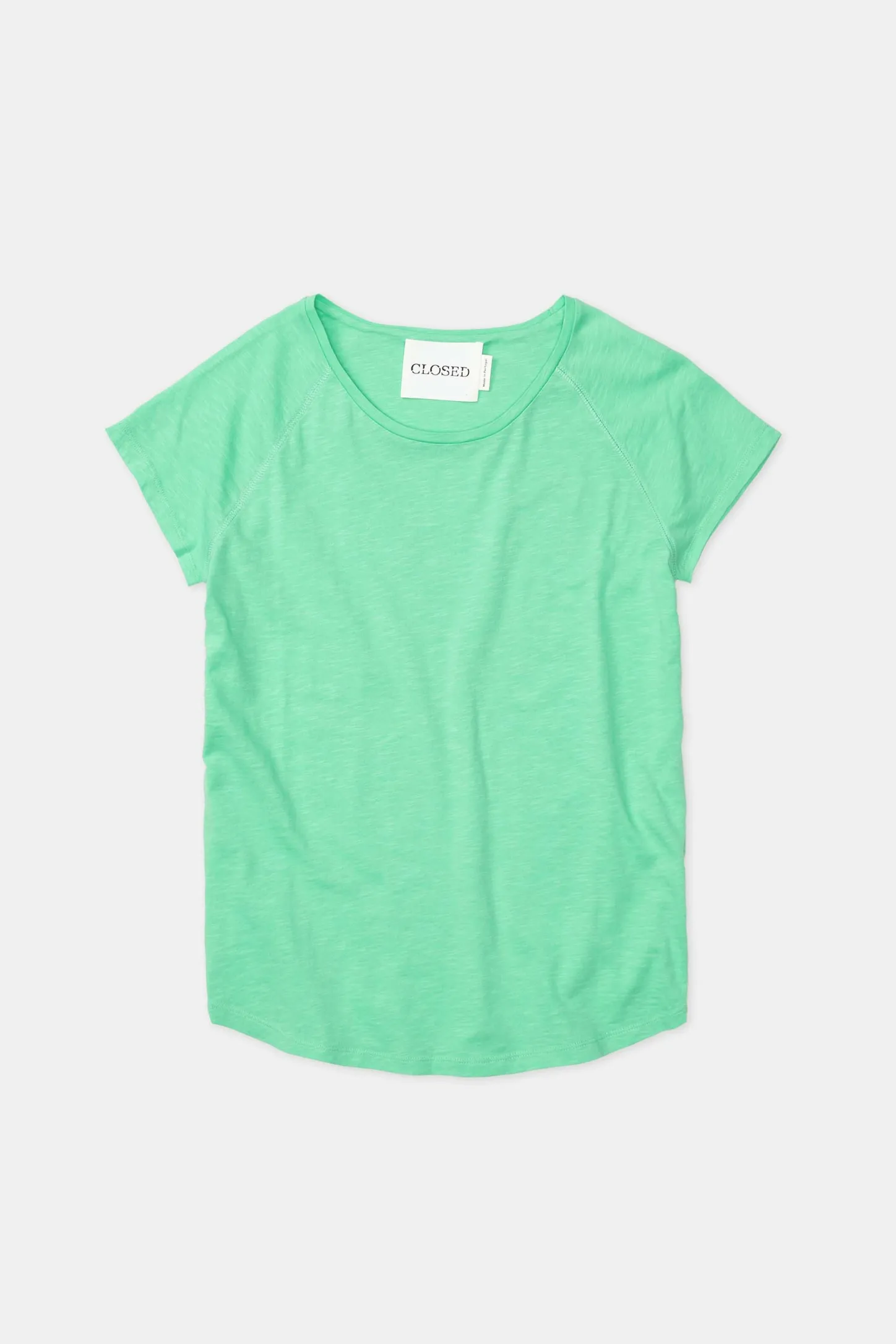 CLOSED T-Shirts>Raglan-T-Shirt Groene Schop