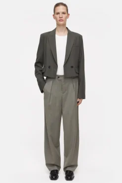 CLOSED Broek>Relaxte Broek - Stijlnaam Mawson Groen Onkruid