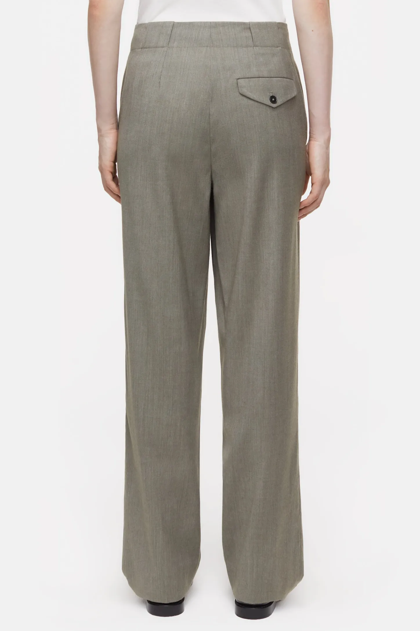 CLOSED Broek>Relaxte Broek - Stijlnaam Mawson Groen Onkruid