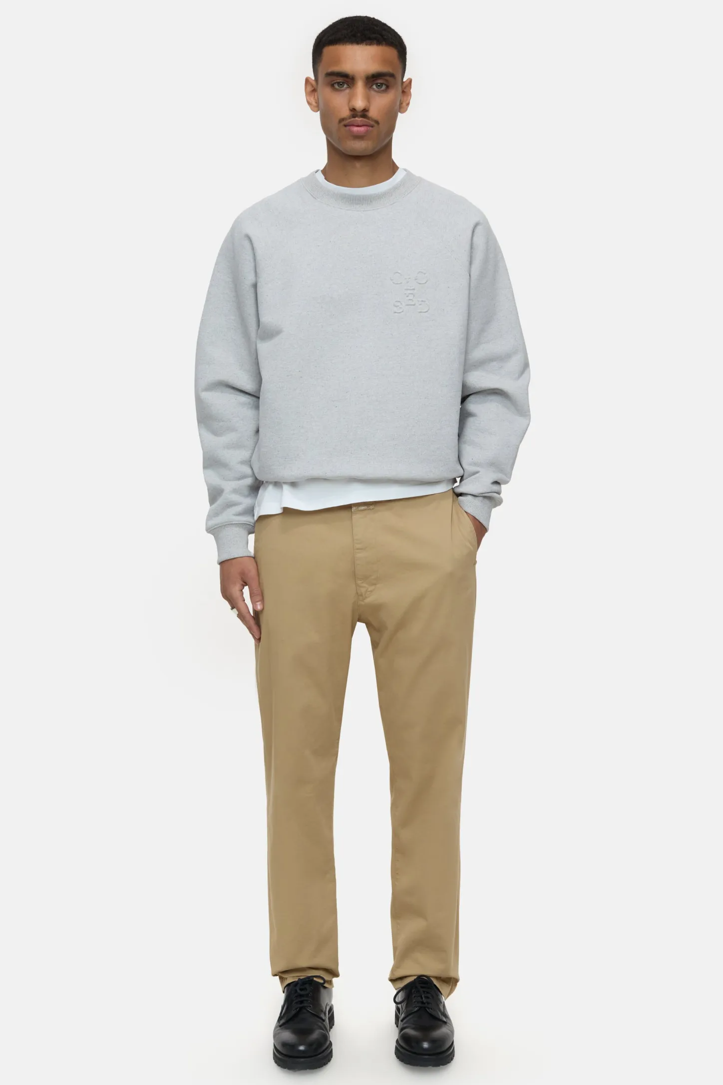 CLOSED Broek>Relaxte Broek - Stijlnaam Tacoma Taps Toelopend Chino Beige