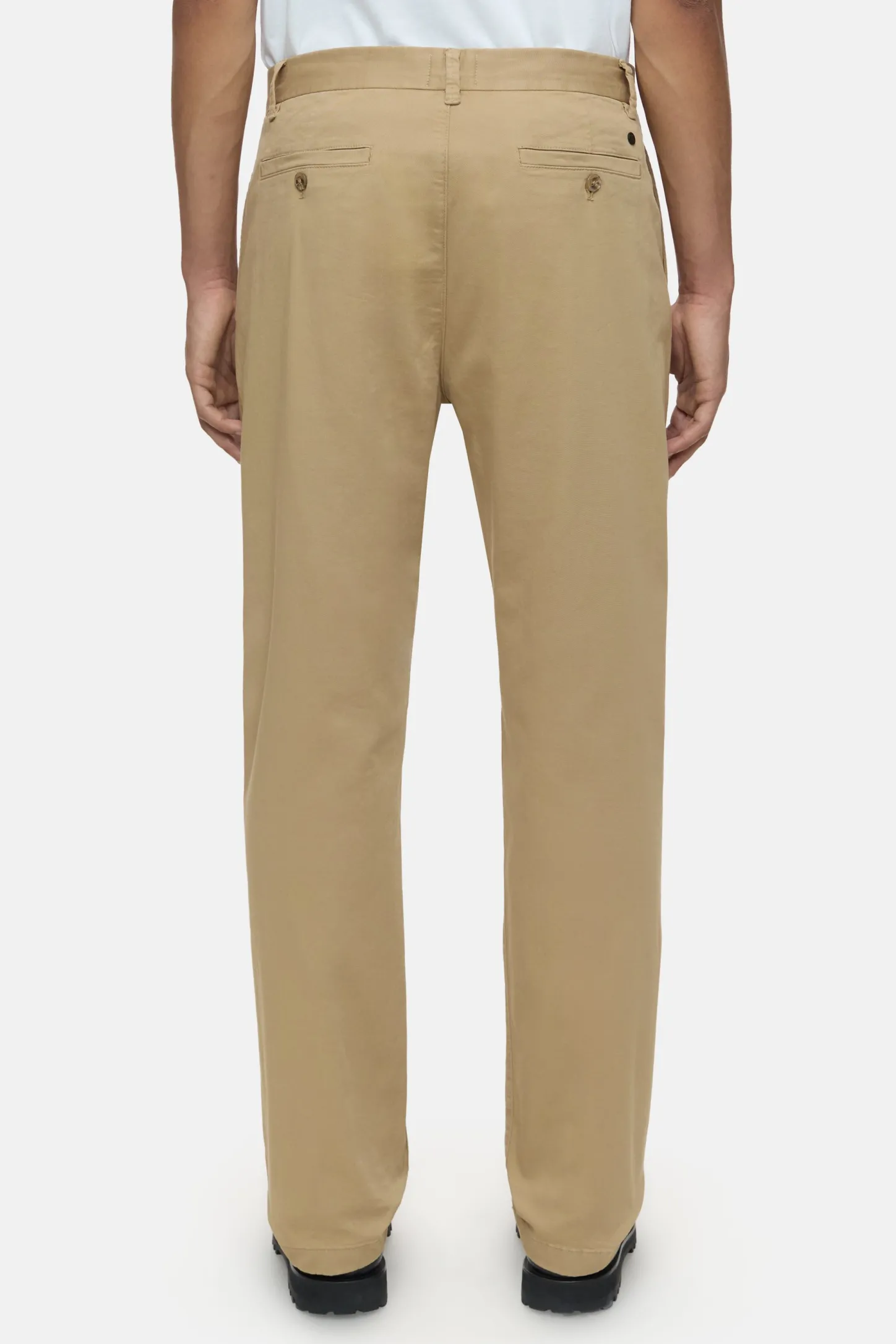 CLOSED Broek>Relaxte Broek - Stijlnaam Tacoma Taps Toelopend Chino Beige
