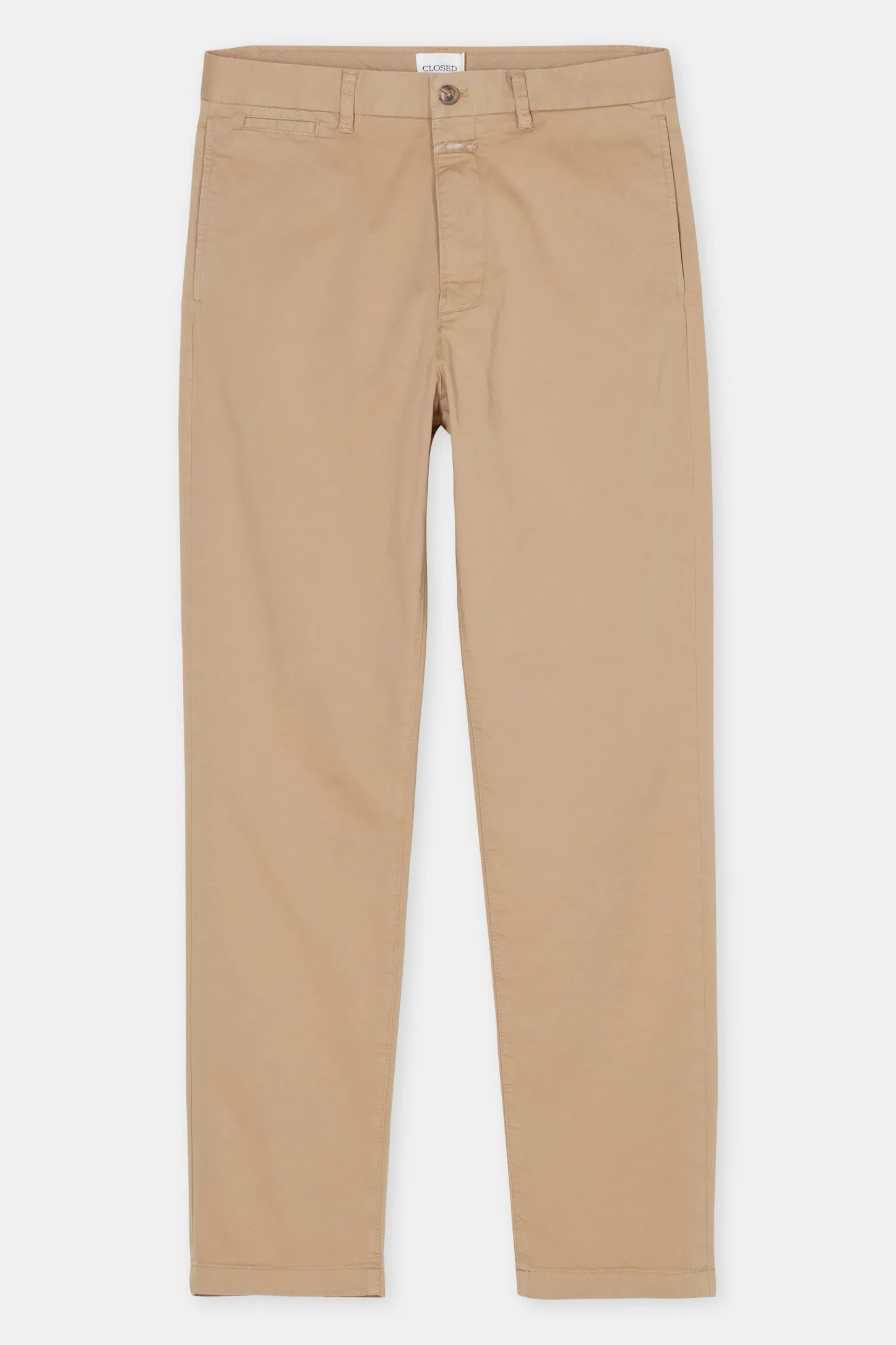 CLOSED Broek>Relaxte Broek - Stijlnaam Tacoma Taps Toelopend Chino Beige