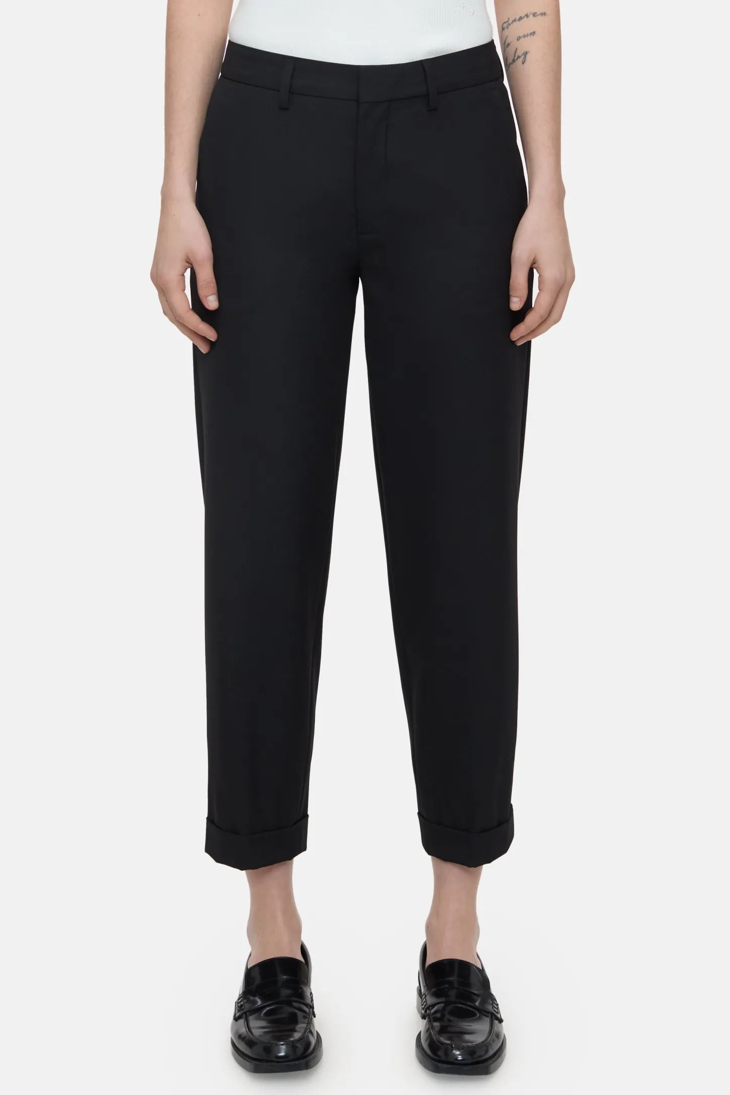 CLOSED Broek>Relaxte Broek - Stijlnaam Auckley Zwart