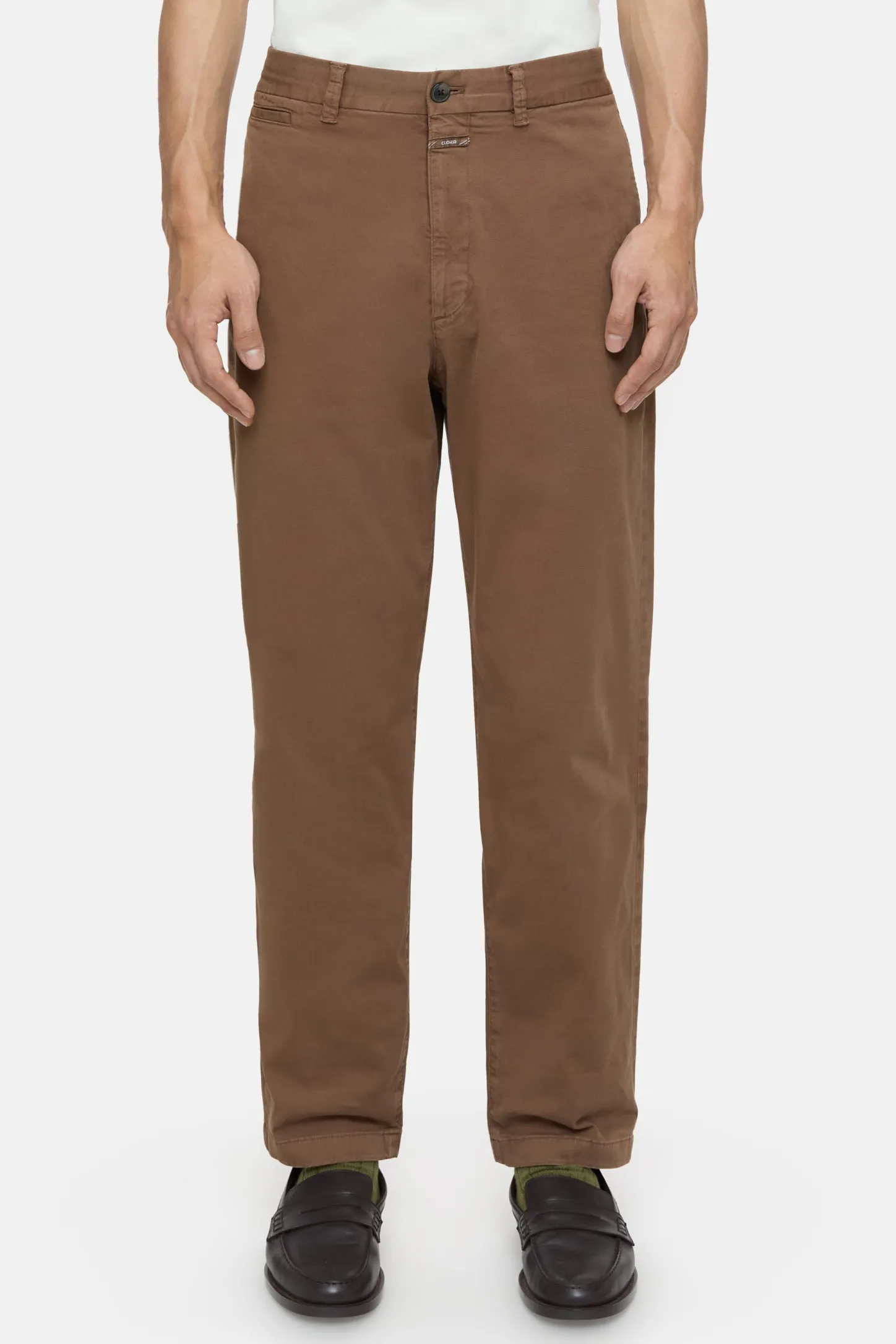 CLOSED Broek>Relaxte Broek - Stijlnaam Tacoma Taps Toelopend Teakhout