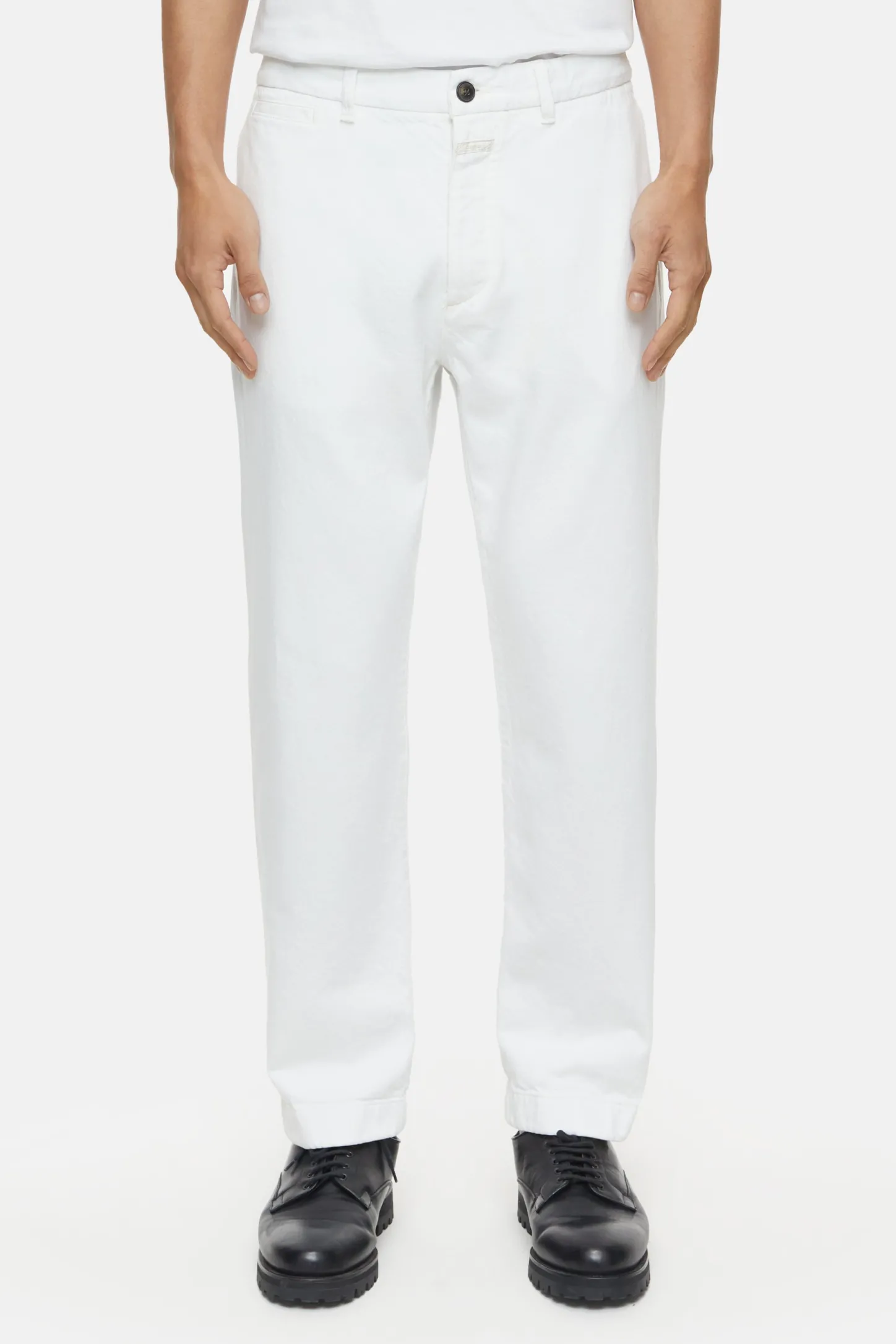 CLOSED Jeans>Relaxte Broek - Stijlnaam Tacoma Taps Toelopend Ivoor