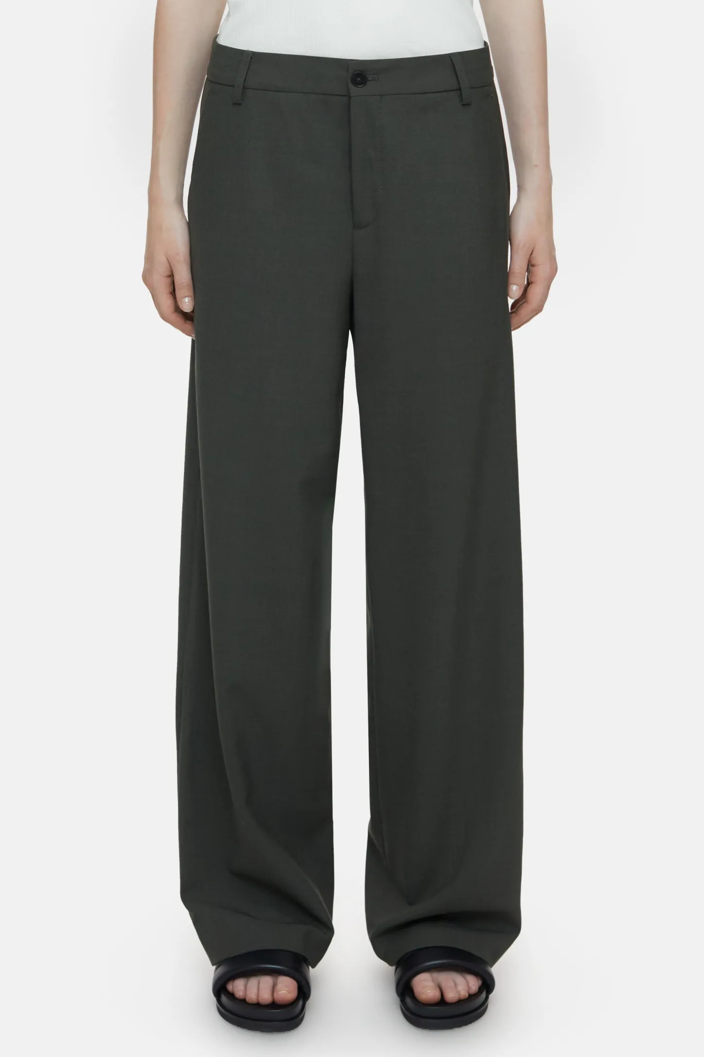 CLOSED Broek>Relaxte Broek - Stijlnaam Jurdy Groen Onkruid