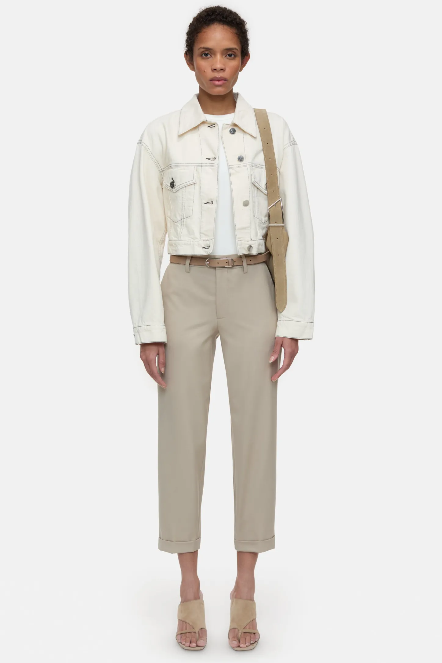 CLOSED Broek>Relaxte Broek - Stijlnaam Auckley Beton