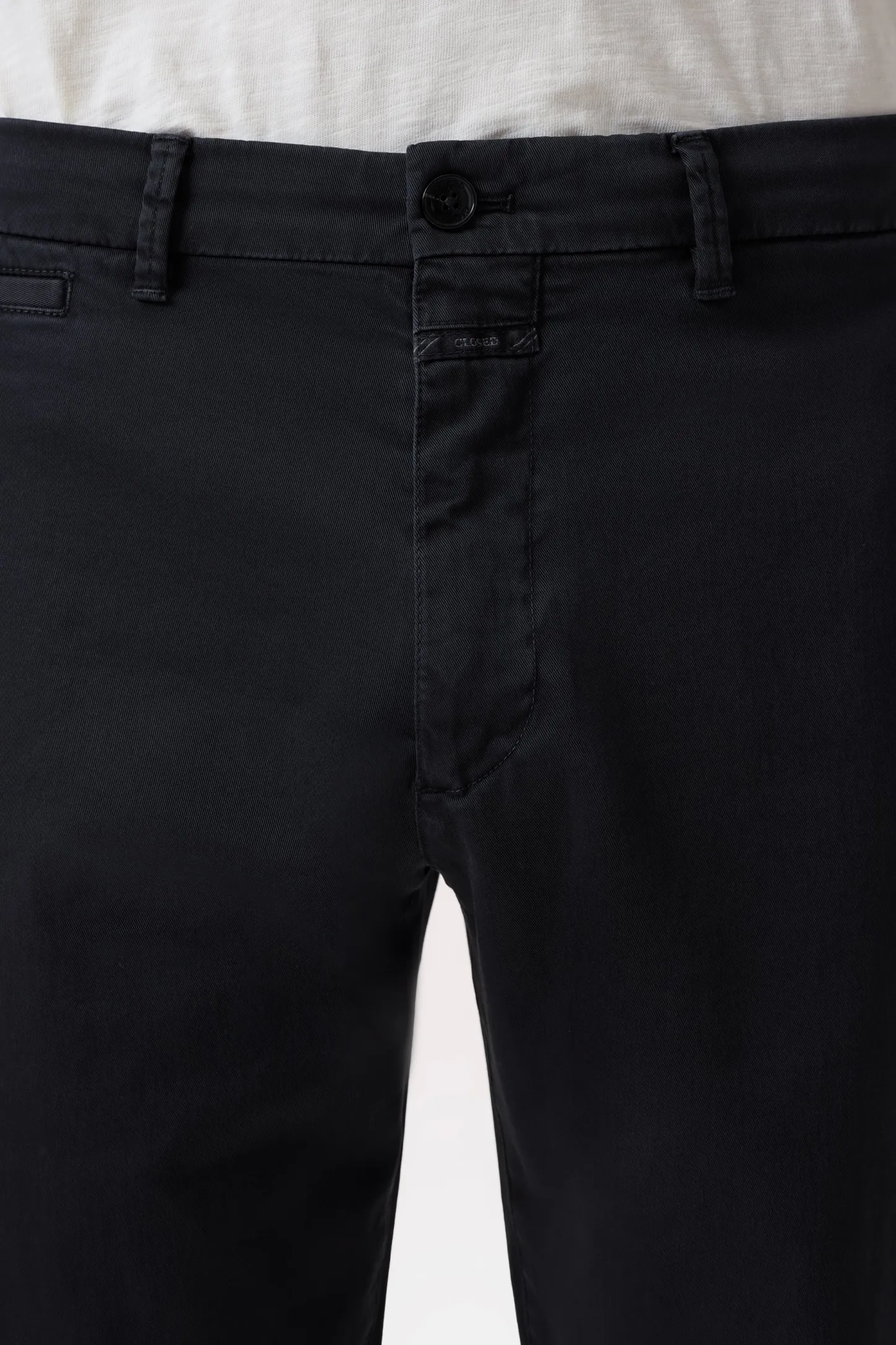 CLOSED Broek>Relaxte Broek - Stijlnaam Tacoma Taps Toelopend Zwart