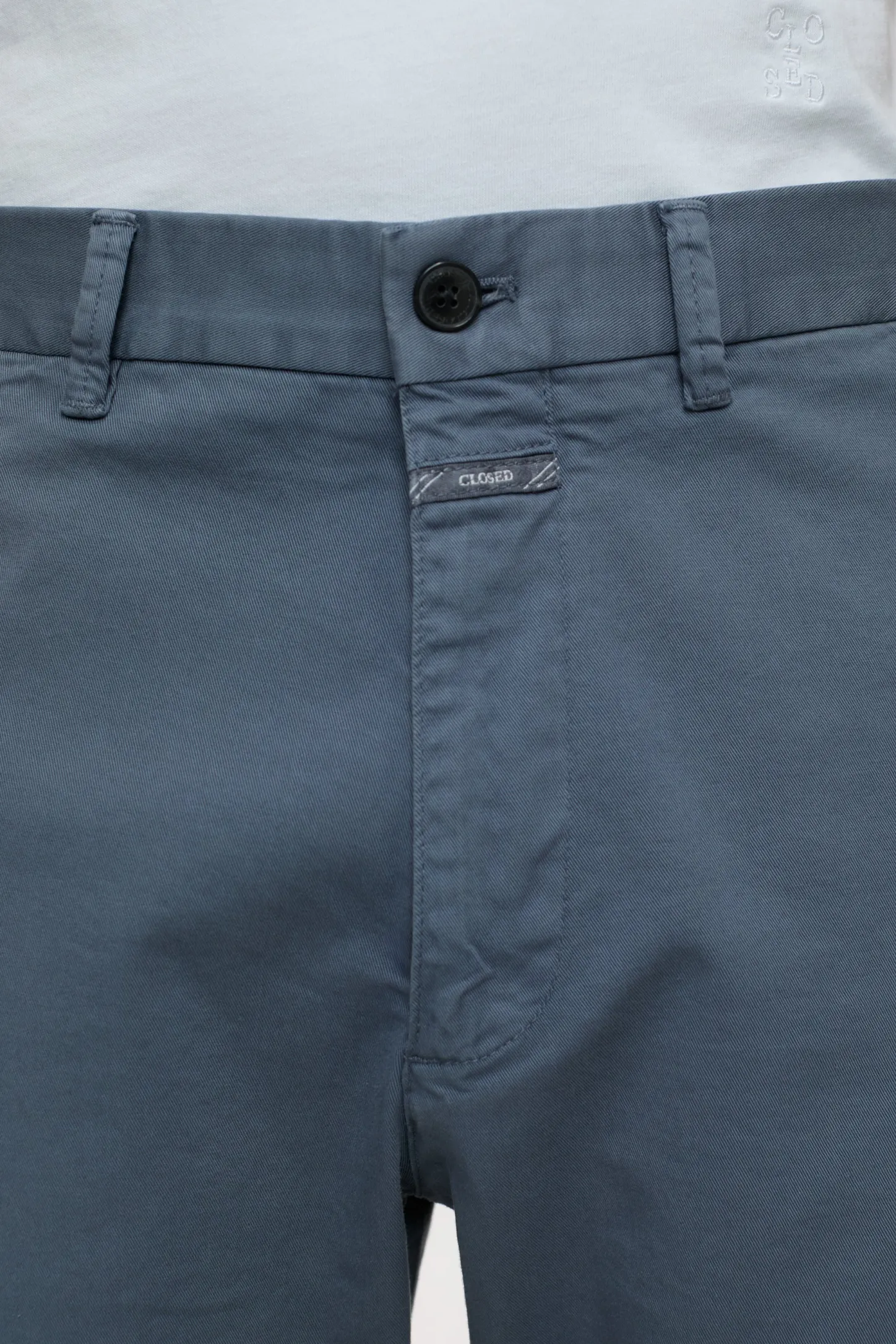 CLOSED Broek>Relaxte Broek - Stijlnaam Tacoma Taps Toelopend Blauw Industrieel