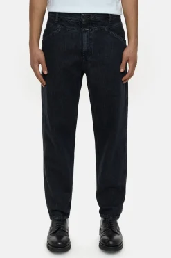 CLOSED Zwarte Broek>Relaxte Jeans - Stijlnaam X-Lent Tapered Donker Grijs