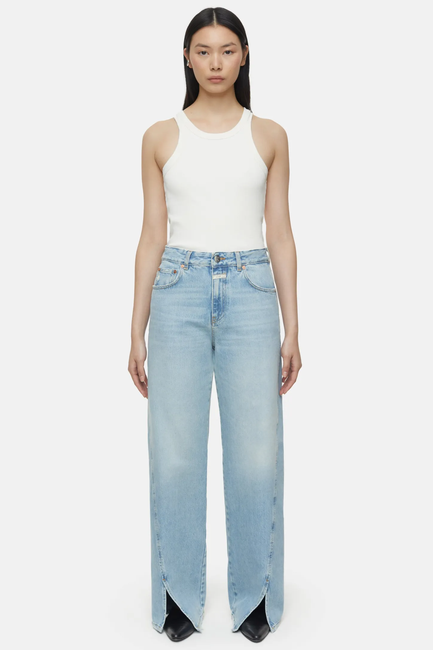 CLOSED Lange Denim>Relaxte Jeans - Stijlnaam Howea Midden Blauw