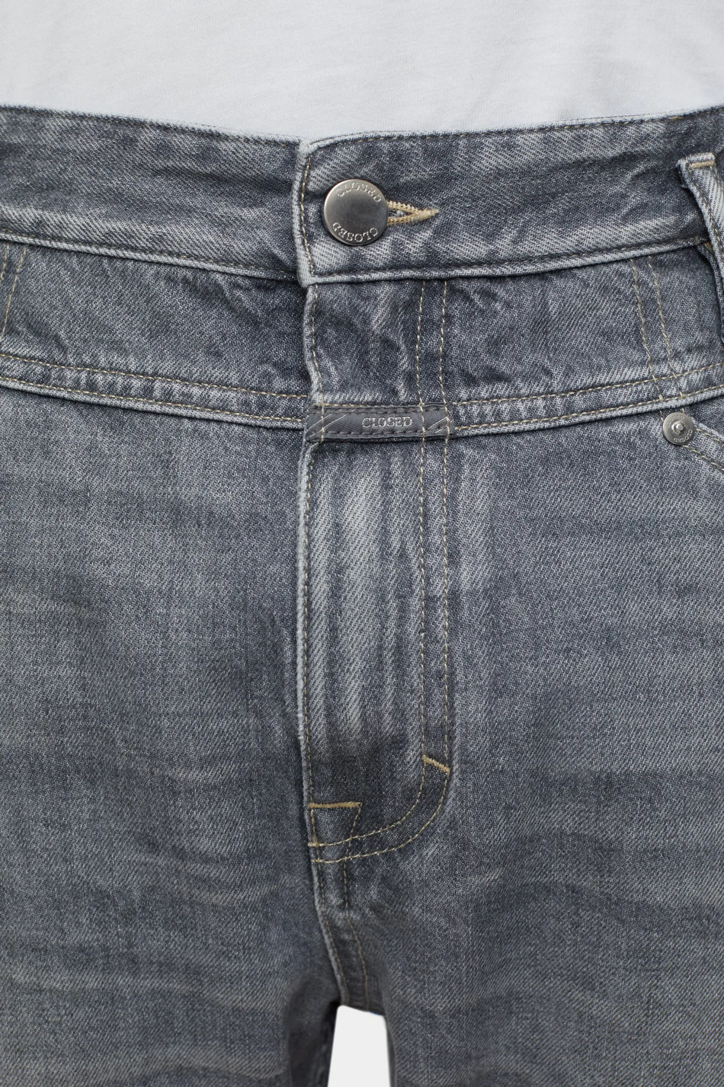 CLOSED Jeans>Relaxte Jeans - Stijlnaam X-Lent Tapered Donker Grijs