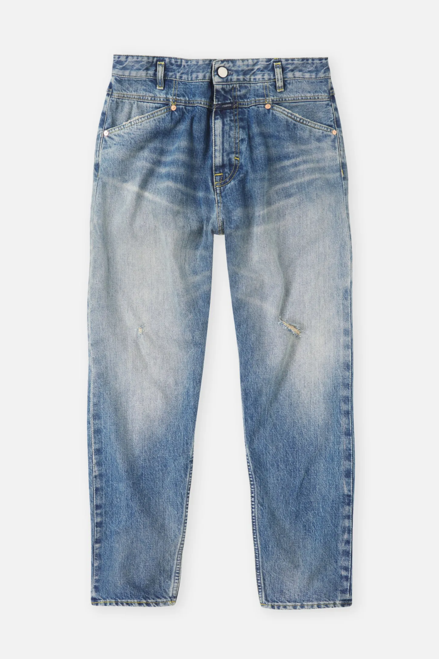 CLOSED X-Pocket-Jeans>Relaxte Jeans - Stijlnaam X-Lent Tapered Midden Blauw