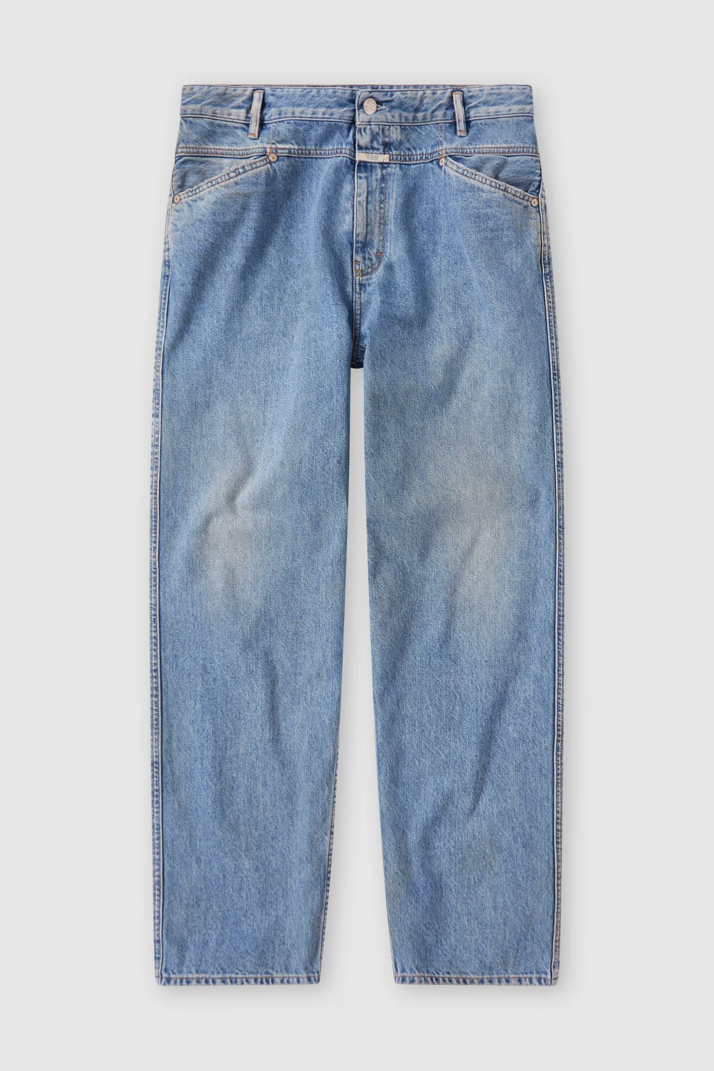 CLOSED Ras>Relaxte Jeans - Stijlnaam X-Treme Loose Midden Blauw