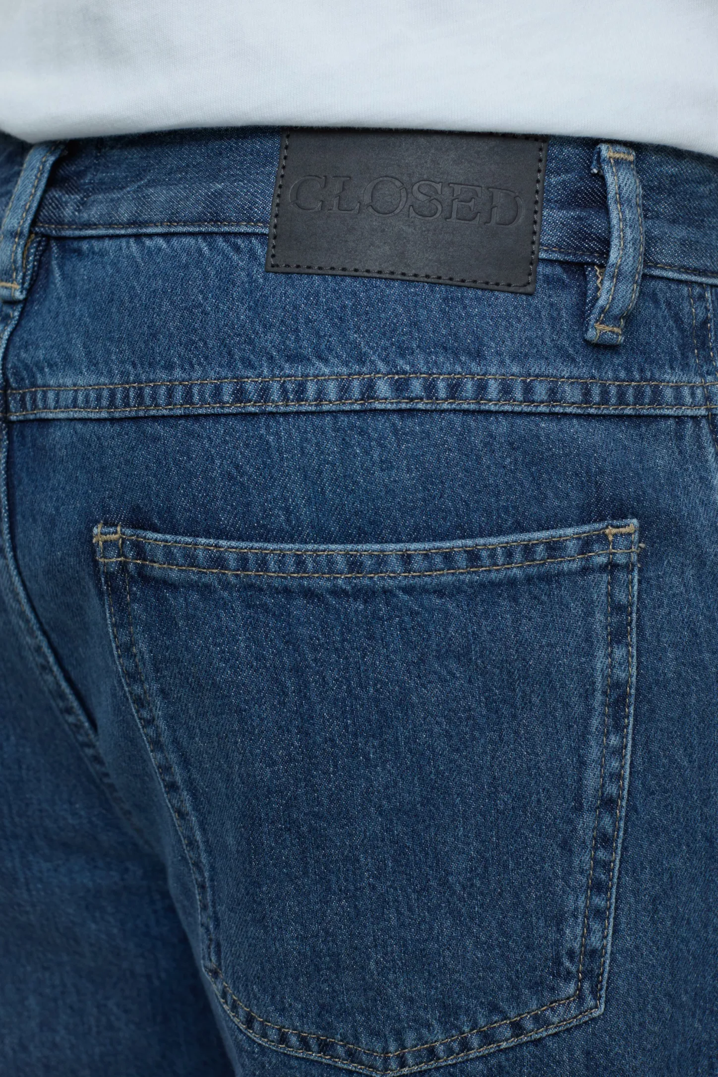 CLOSED Ontspannend>Relaxte Jeans - Stijlnaam X-Lent Tapered Midden Blauw