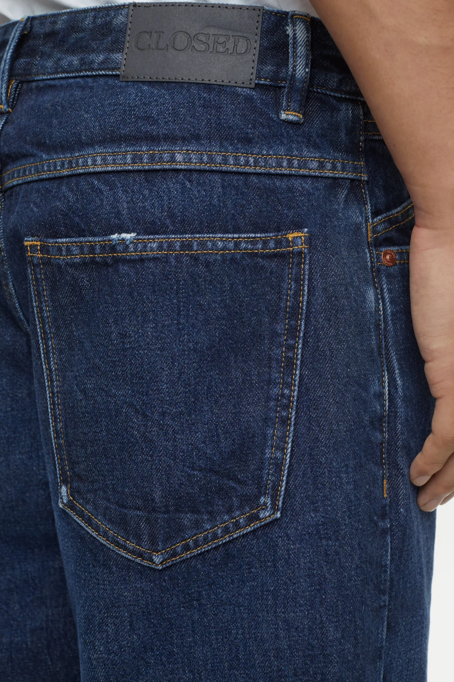 CLOSED 5-Pocketsjeans>Relaxte Jeans - Stijlnaam Springdale Relaxed Donkerblauw