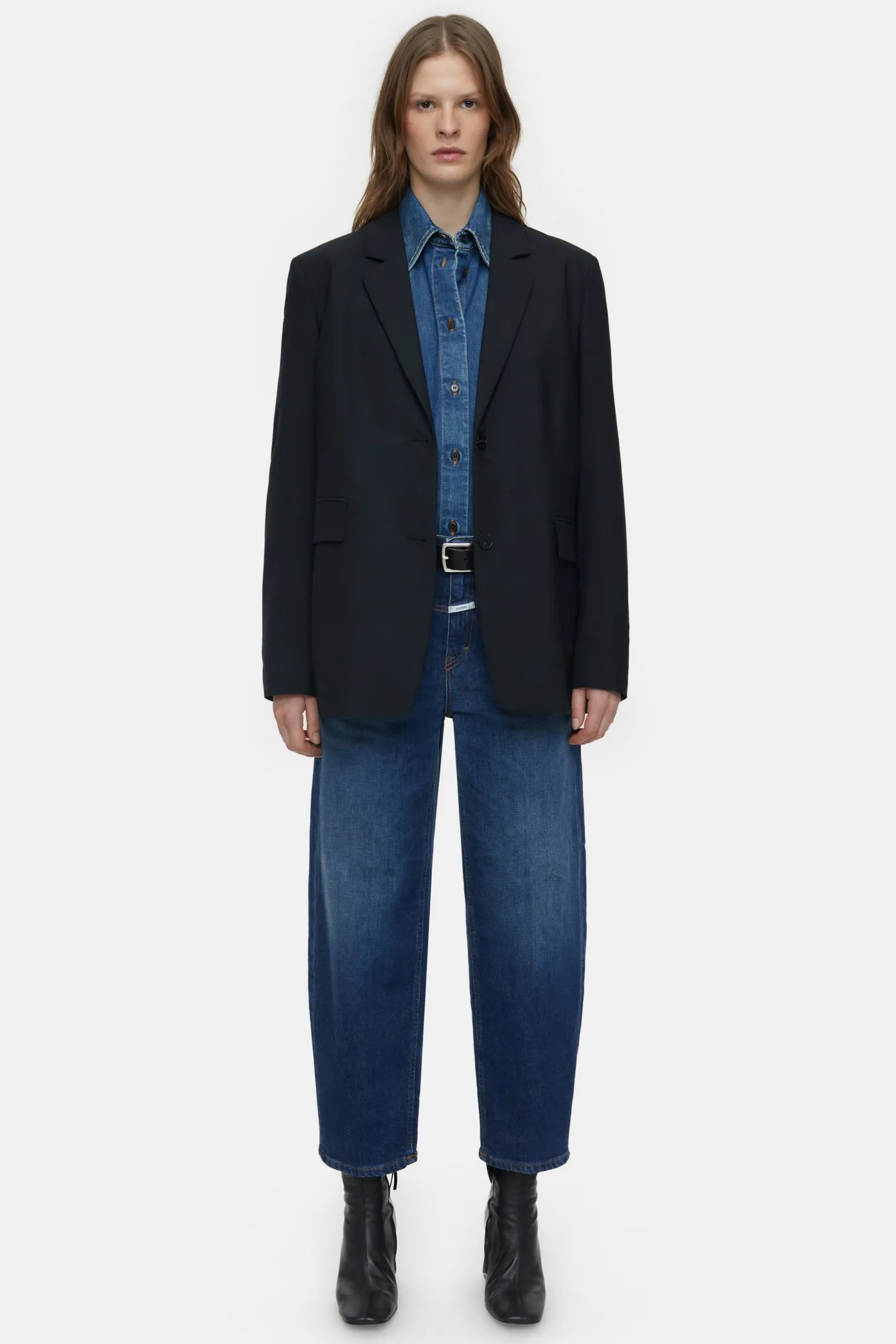 CLOSED Ontspannend>Relaxte Jeans - Stijlnaam Stover-X Donkerblauw