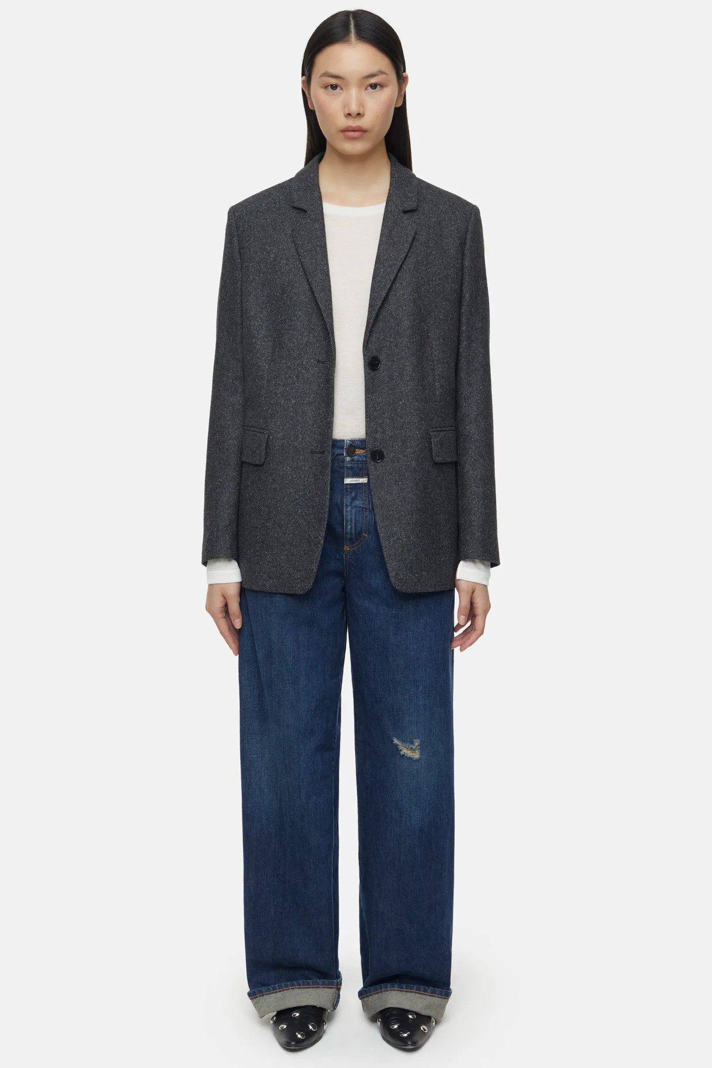 CLOSED Lange Denim>Relaxte Jeans - Stijlnaam Jurdy Donkerblauw