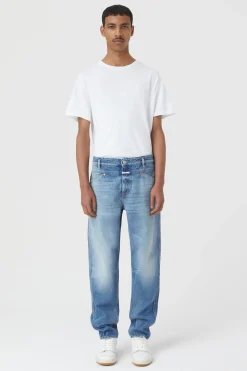 CLOSED Blauwe Spijkerbroek>Relaxte Jeans - Stijlnaam X-Lent Tapered Midden Blauw