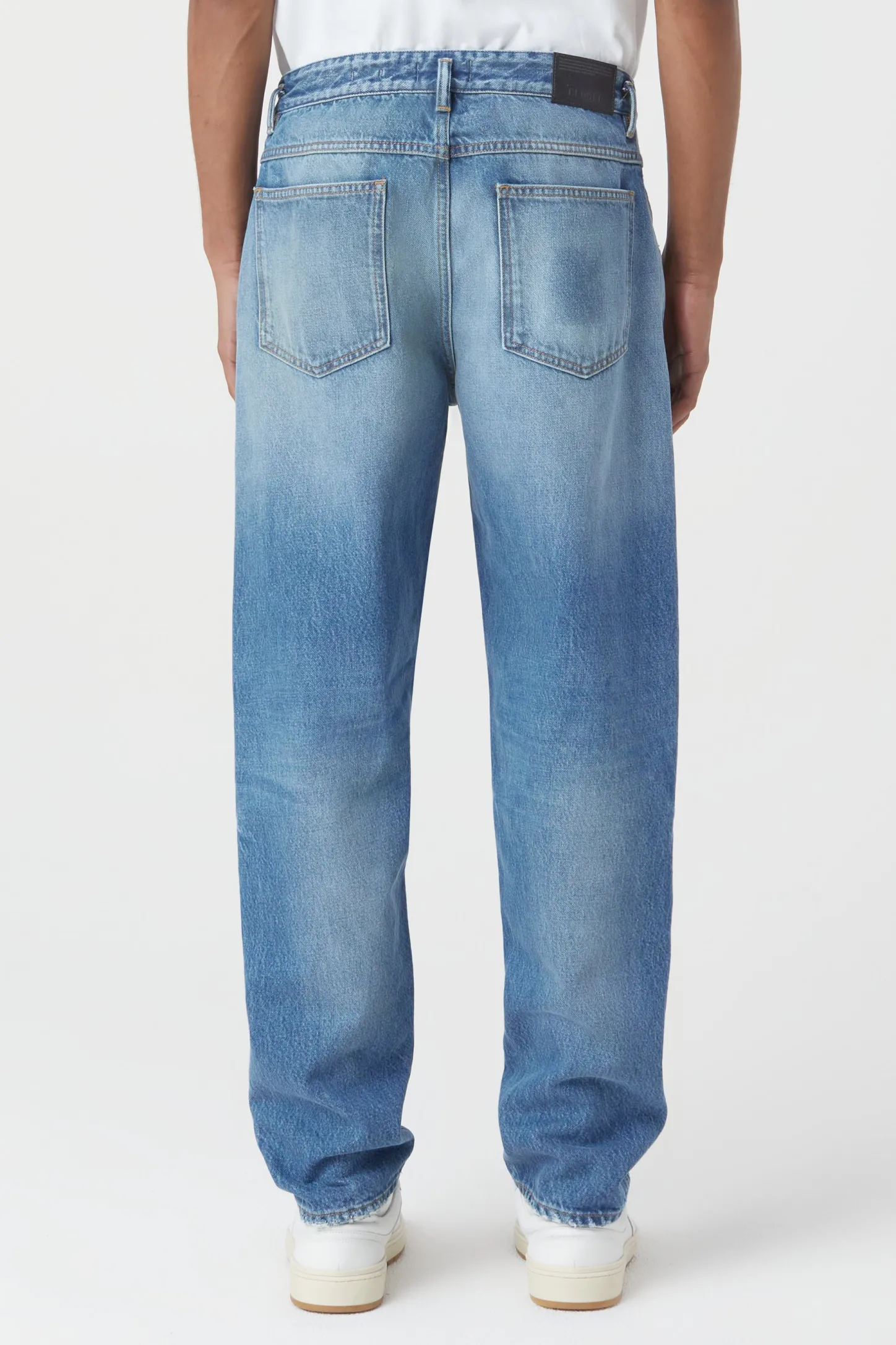 CLOSED Blauwe Spijkerbroek>Relaxte Jeans - Stijlnaam X-Lent Tapered Midden Blauw