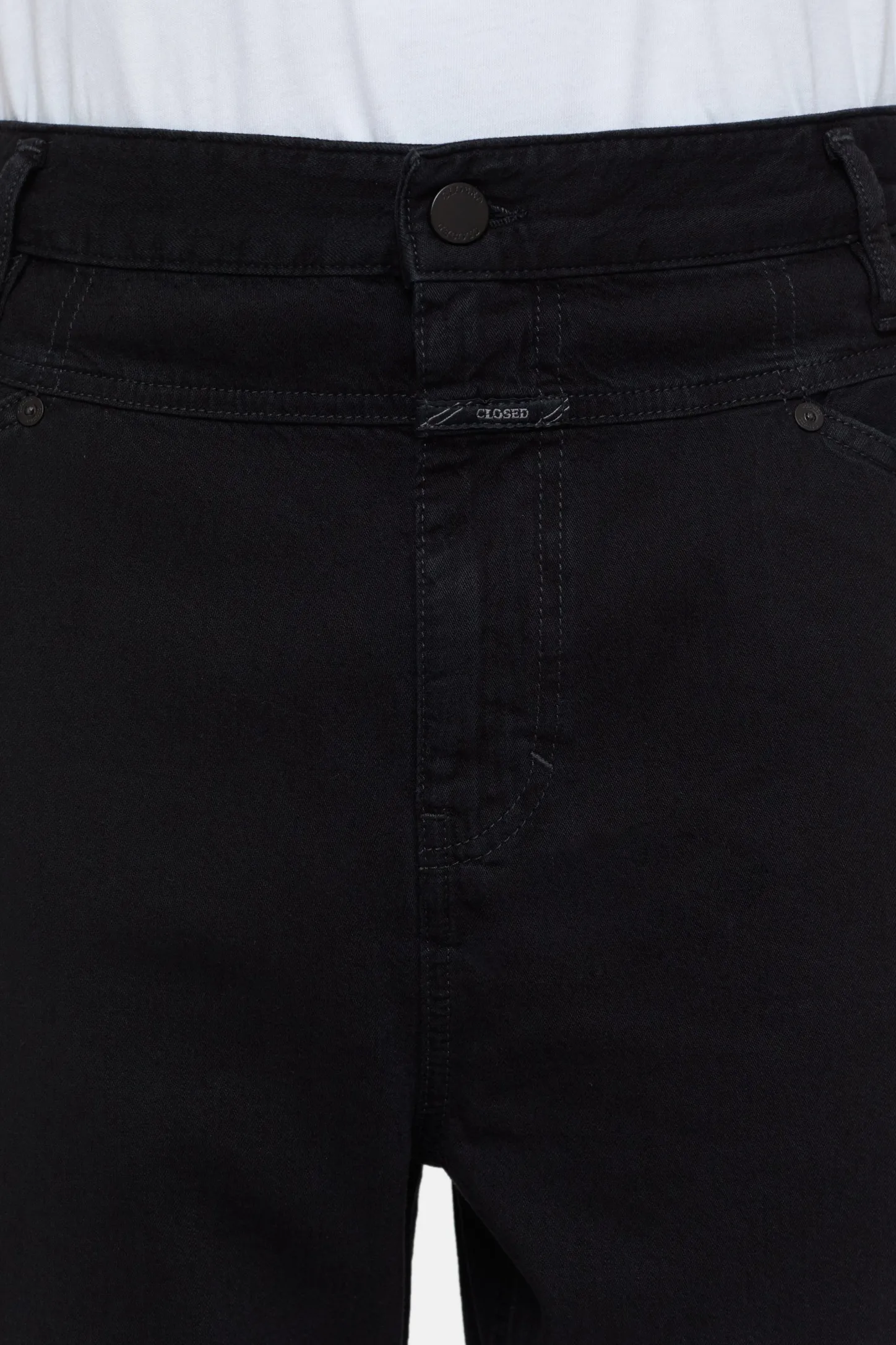 CLOSED Zwarte Broek>Relaxte Jeans - Stijlnaam X-Treme Loose Zwartzwart