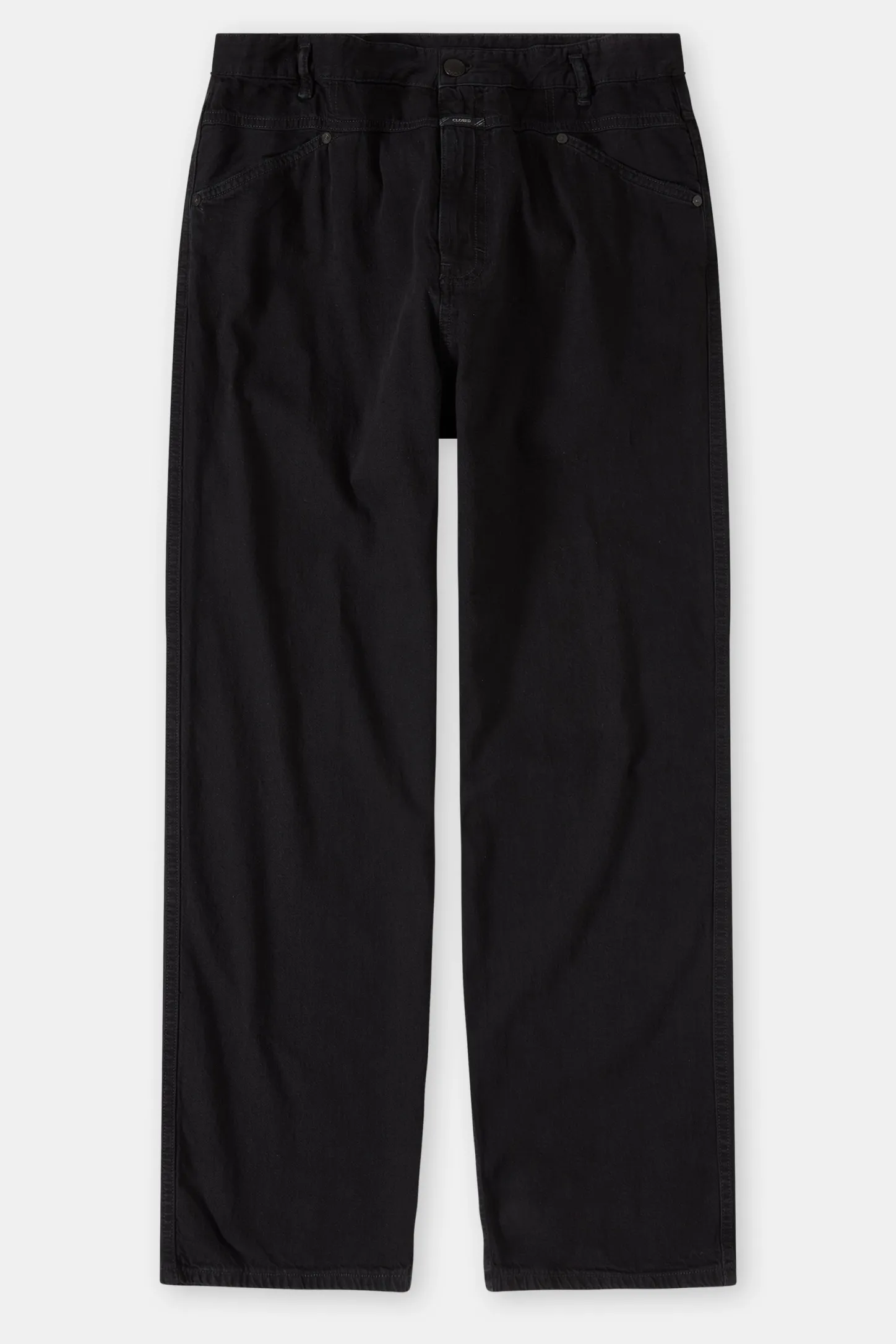 CLOSED Zwarte Broek>Relaxte Jeans - Stijlnaam X-Treme Loose Zwartzwart