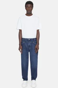 CLOSED Blauwe Spijkerbroek>Relaxte Jeans - Stijlnaam X-Lent Tapered Donkerblauw