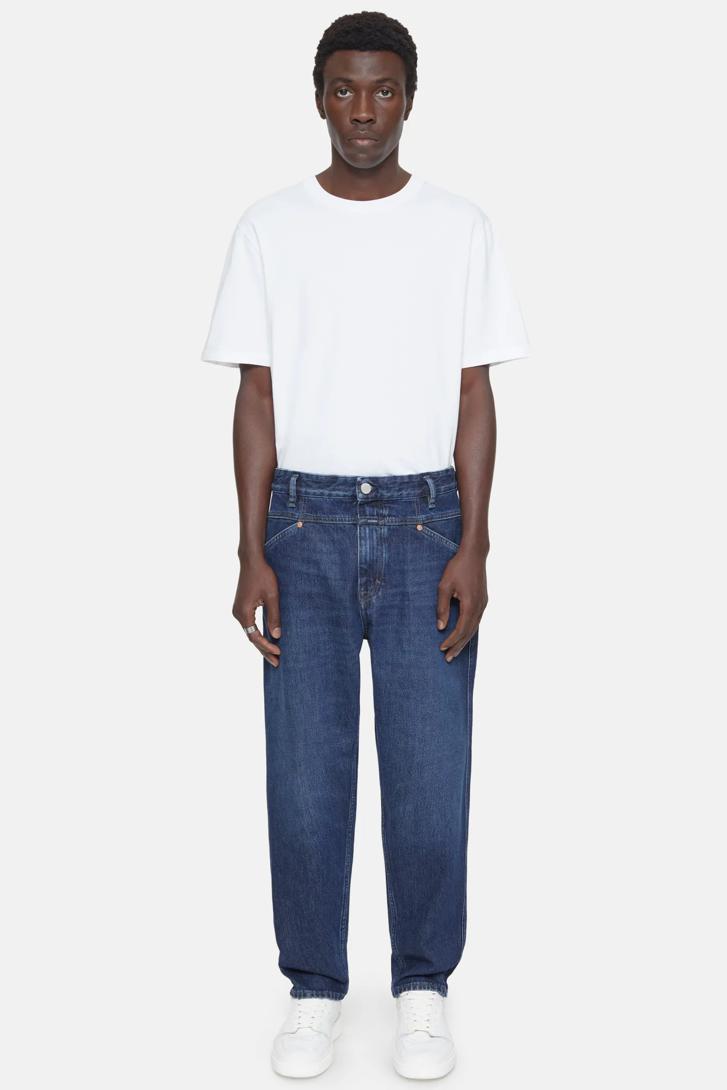 CLOSED Blauwe Spijkerbroek>Relaxte Jeans - Stijlnaam X-Lent Tapered Donkerblauw
