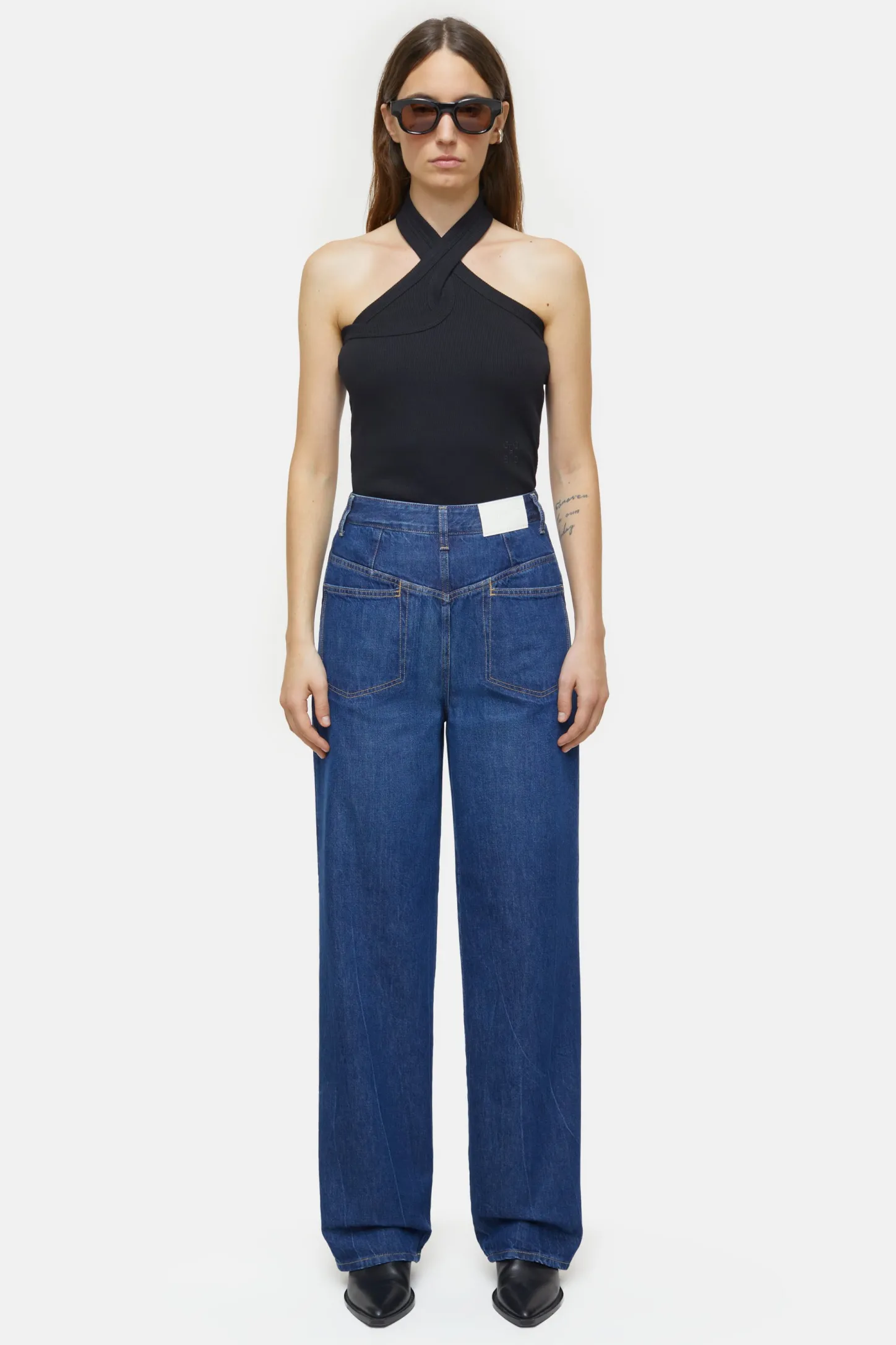 CLOSED Eco-Denim>Relaxte Jeans - Stijlnaam Reversed-X Donkerblauw