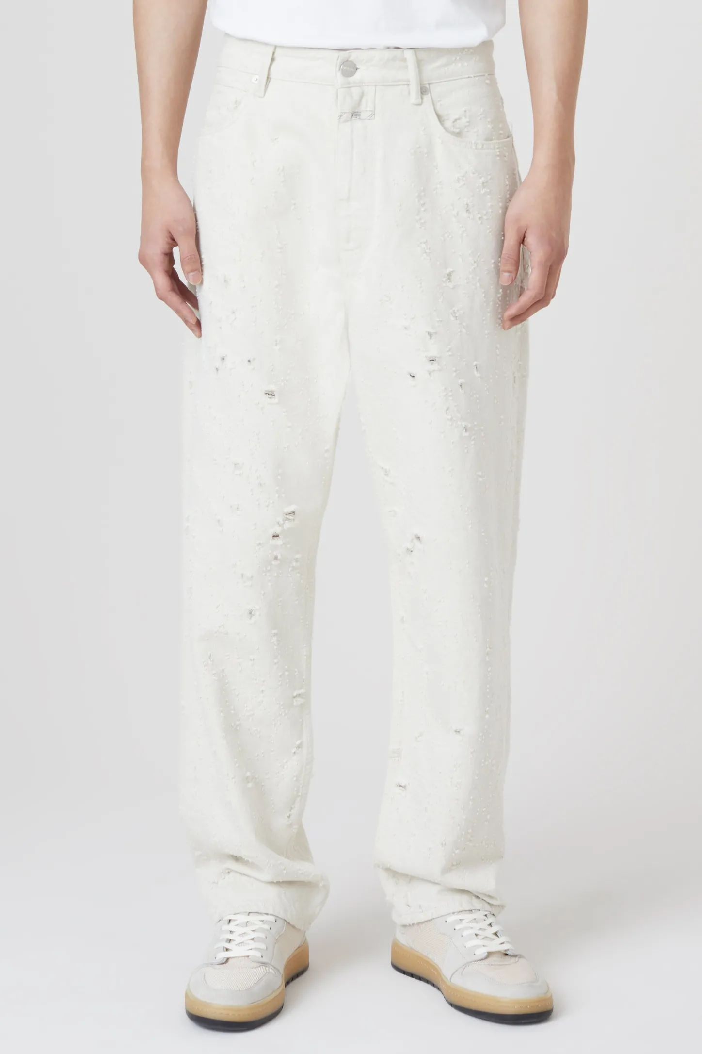 CLOSED 5-Pocketsjeans>Relaxte Jeans - Stijlnaam Springdale Relaxed Ecru