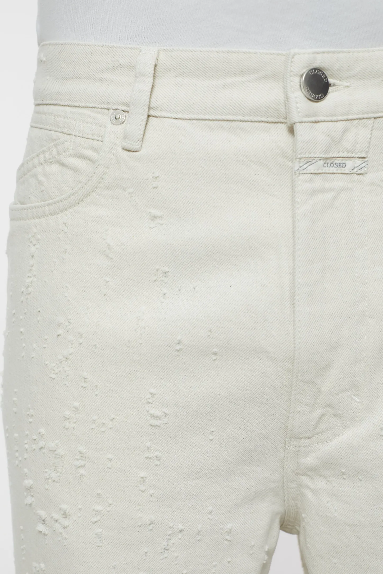 CLOSED 5-Pocketsjeans>Relaxte Jeans - Stijlnaam Springdale Relaxed Ecru