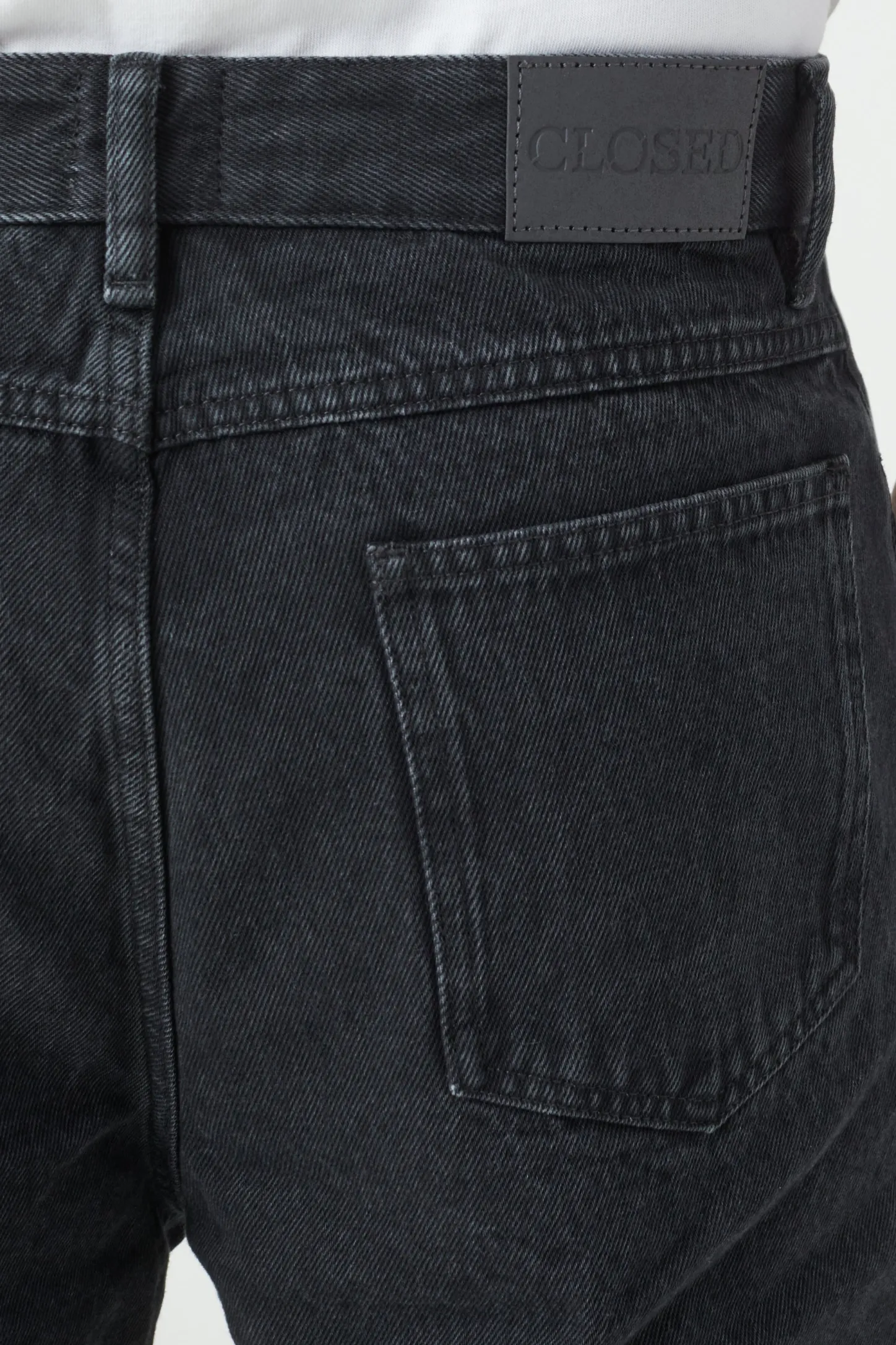 CLOSED Zwarte Broek>Relaxte Jeans - Stijlnaam Springdale Relaxed Zwartzwart