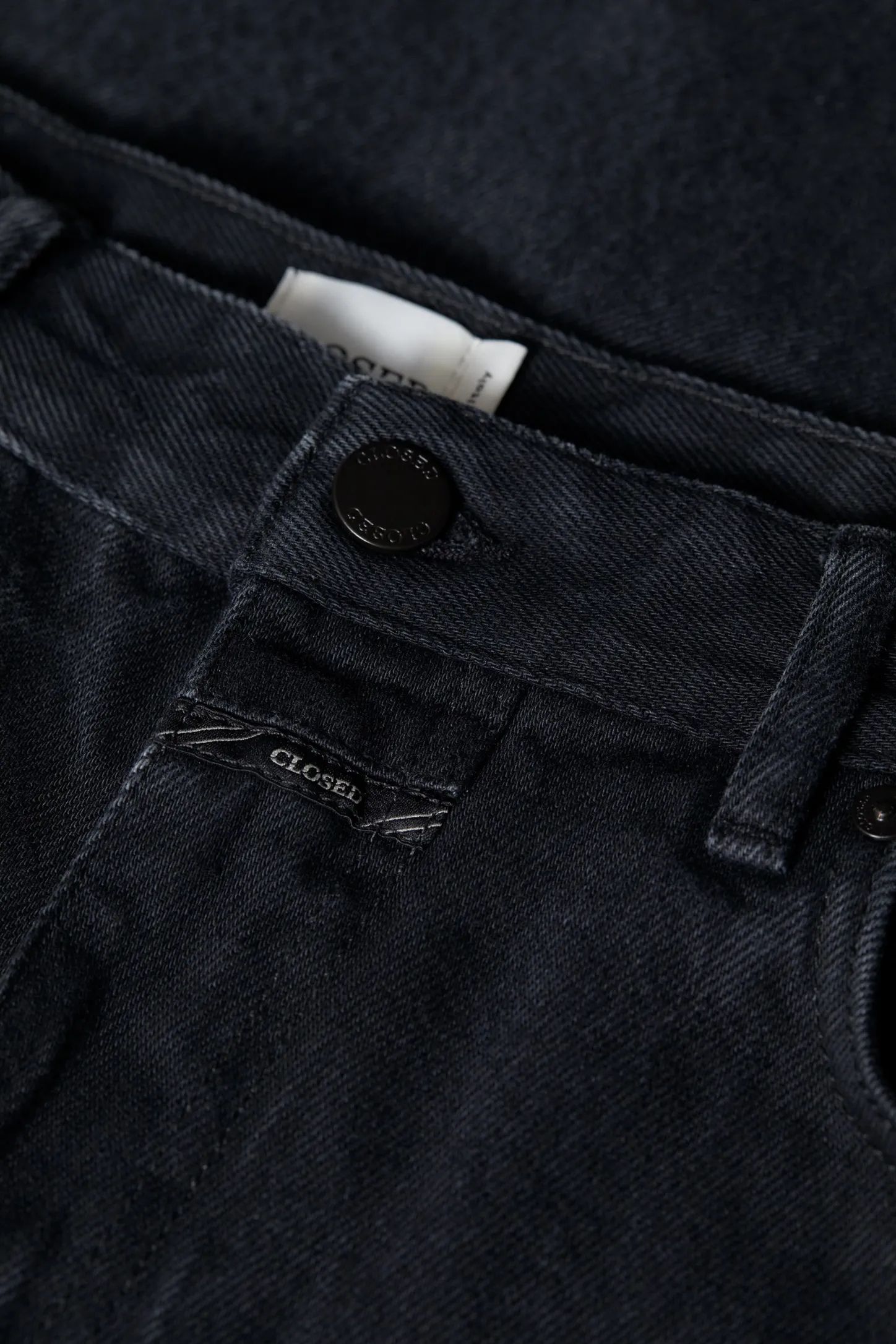 CLOSED Zwarte Broek>Relaxte Jeans - Stijlnaam Springdale Relaxed Zwartzwart