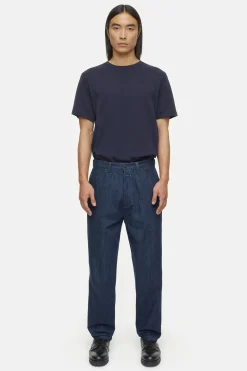 CLOSED Blauwe Spijkerbroek>Relaxte Jeans - Stijlnaam Dover Taps Toelopend Donkerblauw