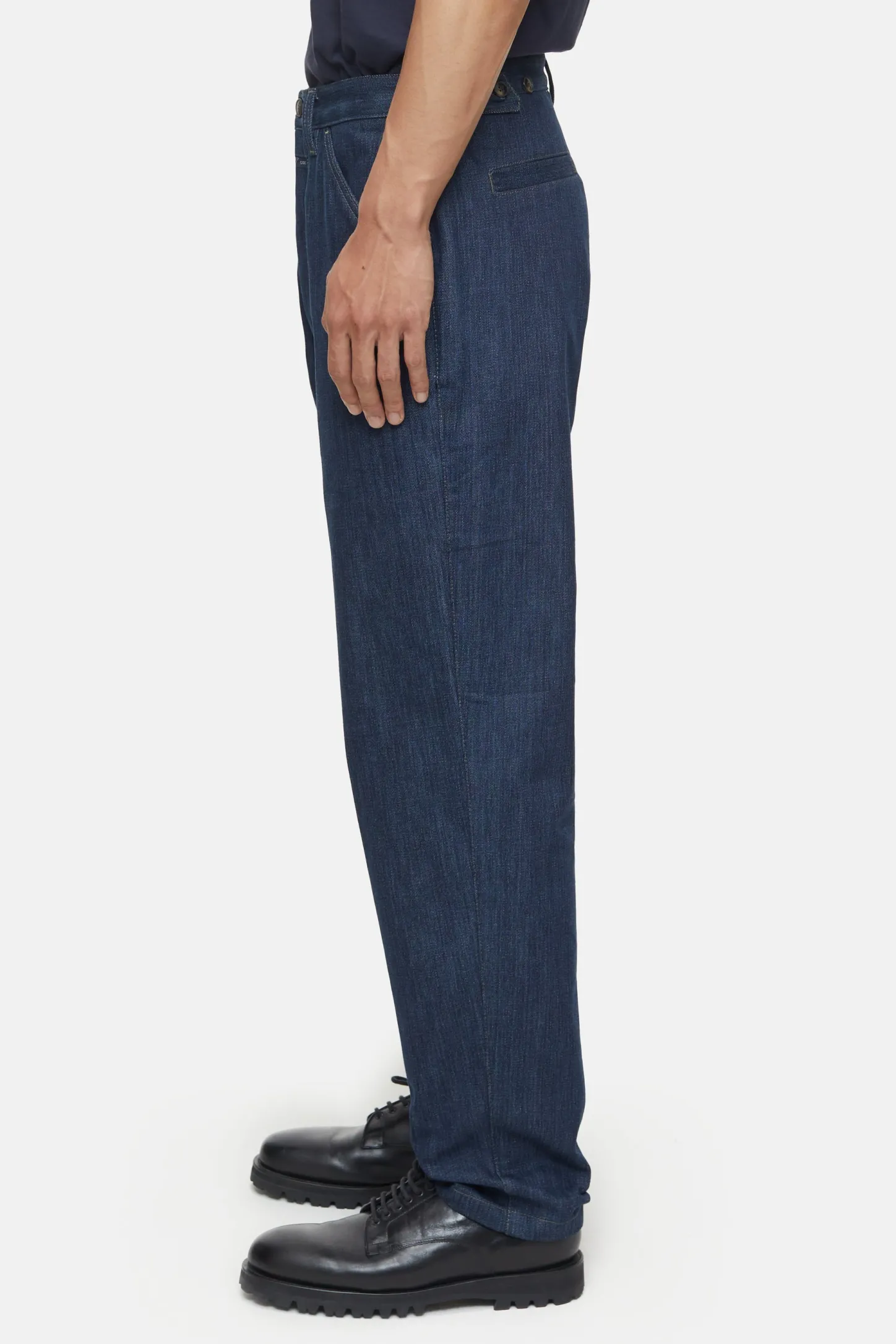 CLOSED Blauwe Spijkerbroek>Relaxte Jeans - Stijlnaam Dover Taps Toelopend Donkerblauw