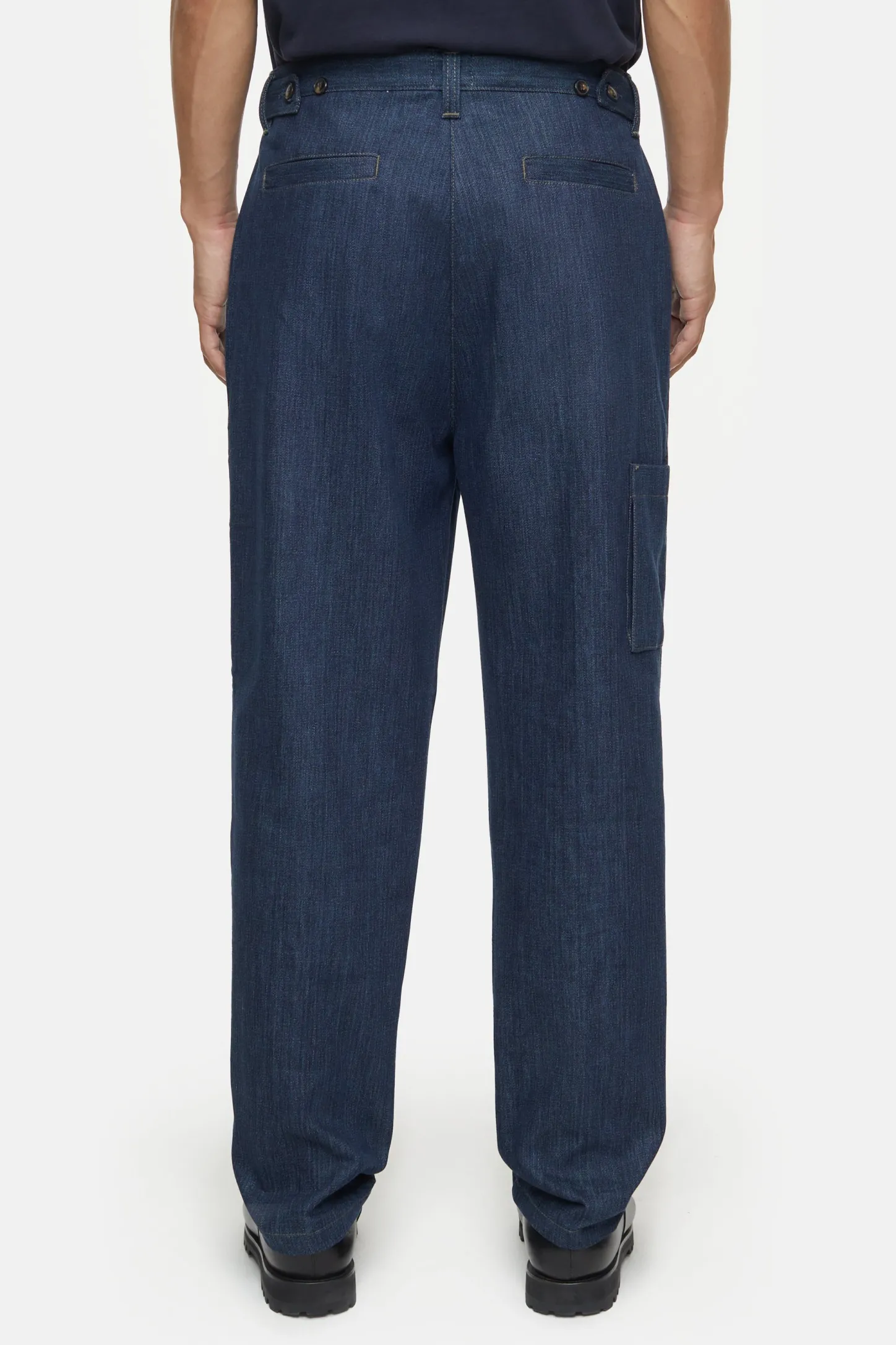 CLOSED Blauwe Spijkerbroek>Relaxte Jeans - Stijlnaam Dover Taps Toelopend Donkerblauw