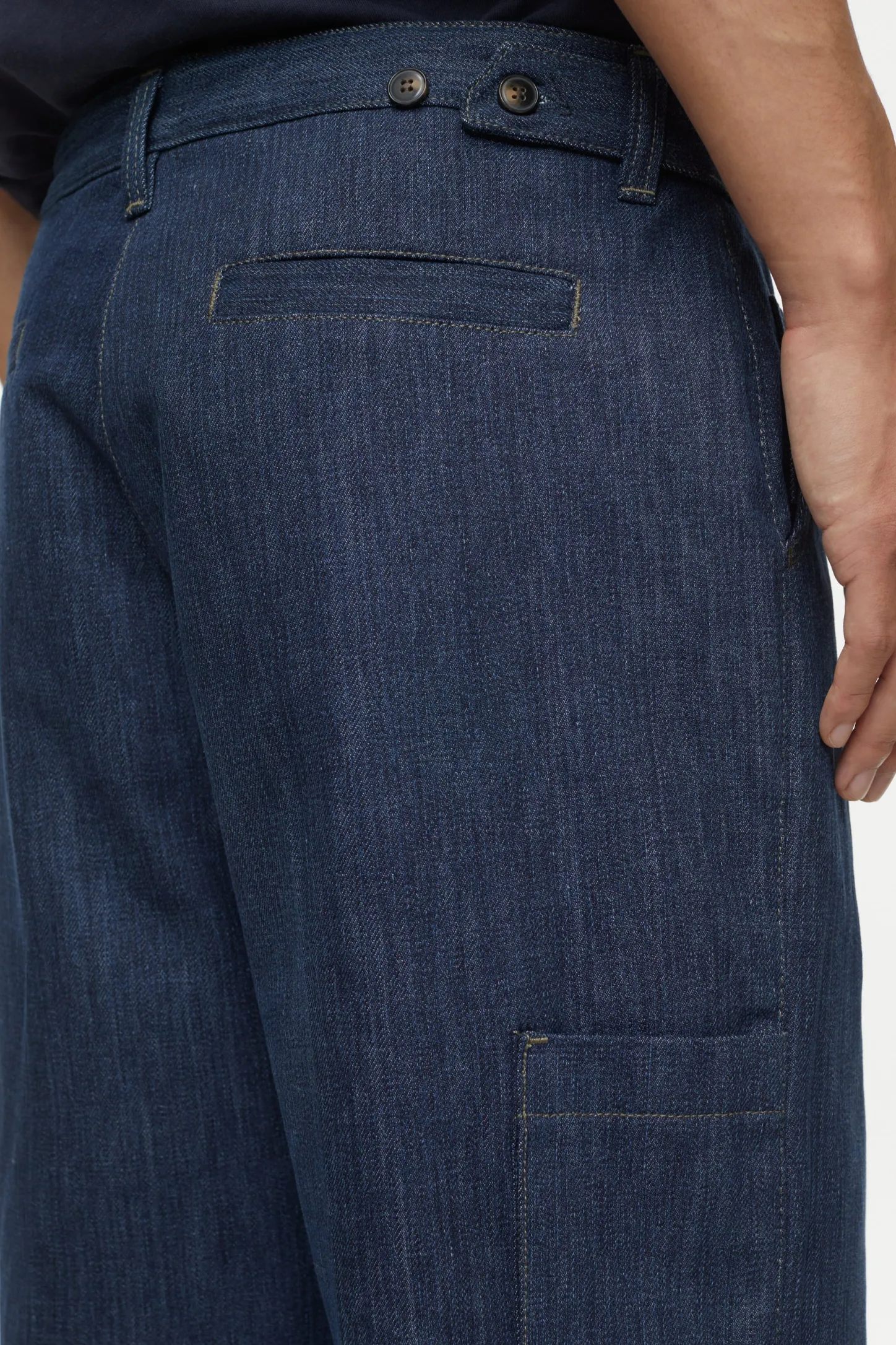 CLOSED Blauwe Spijkerbroek>Relaxte Jeans - Stijlnaam Dover Taps Toelopend Donkerblauw