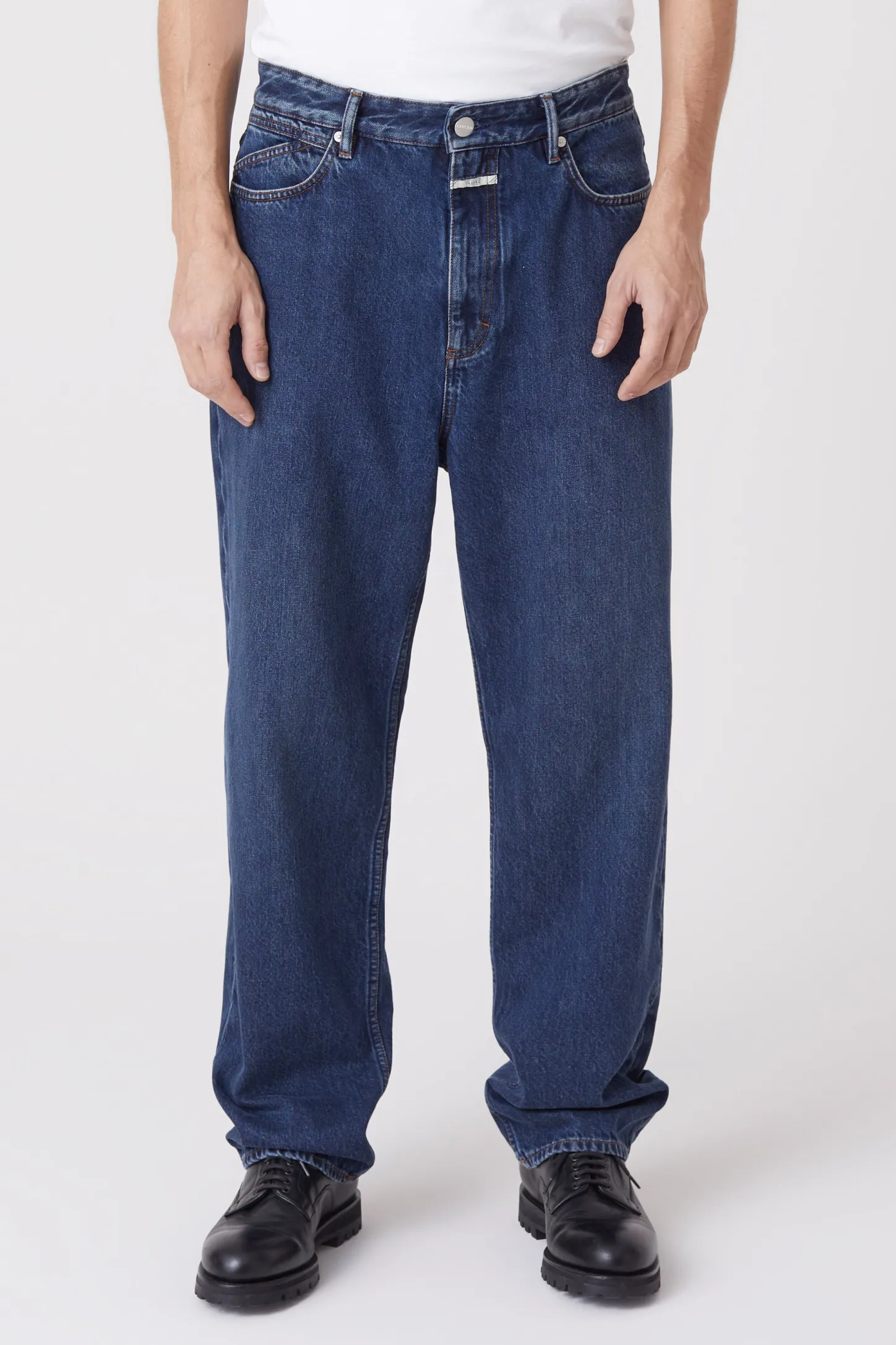 CLOSED Blauwe Spijkerbroek>Relaxte Jeans - Stijlnaam Springdale Relaxed Donkerblauw
