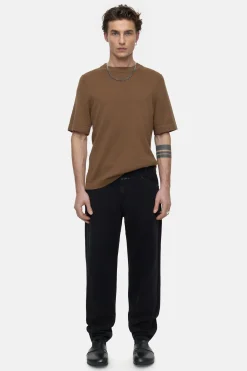 CLOSED Zwarte Broek>Relaxte Jeans - Stijlnaam X-Lent Tapered Zwartzwart