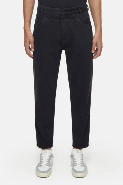 CLOSED Zwarte Broek>Relaxte Jeans - Stijlnaam X-Lent Tapered Zwartzwart