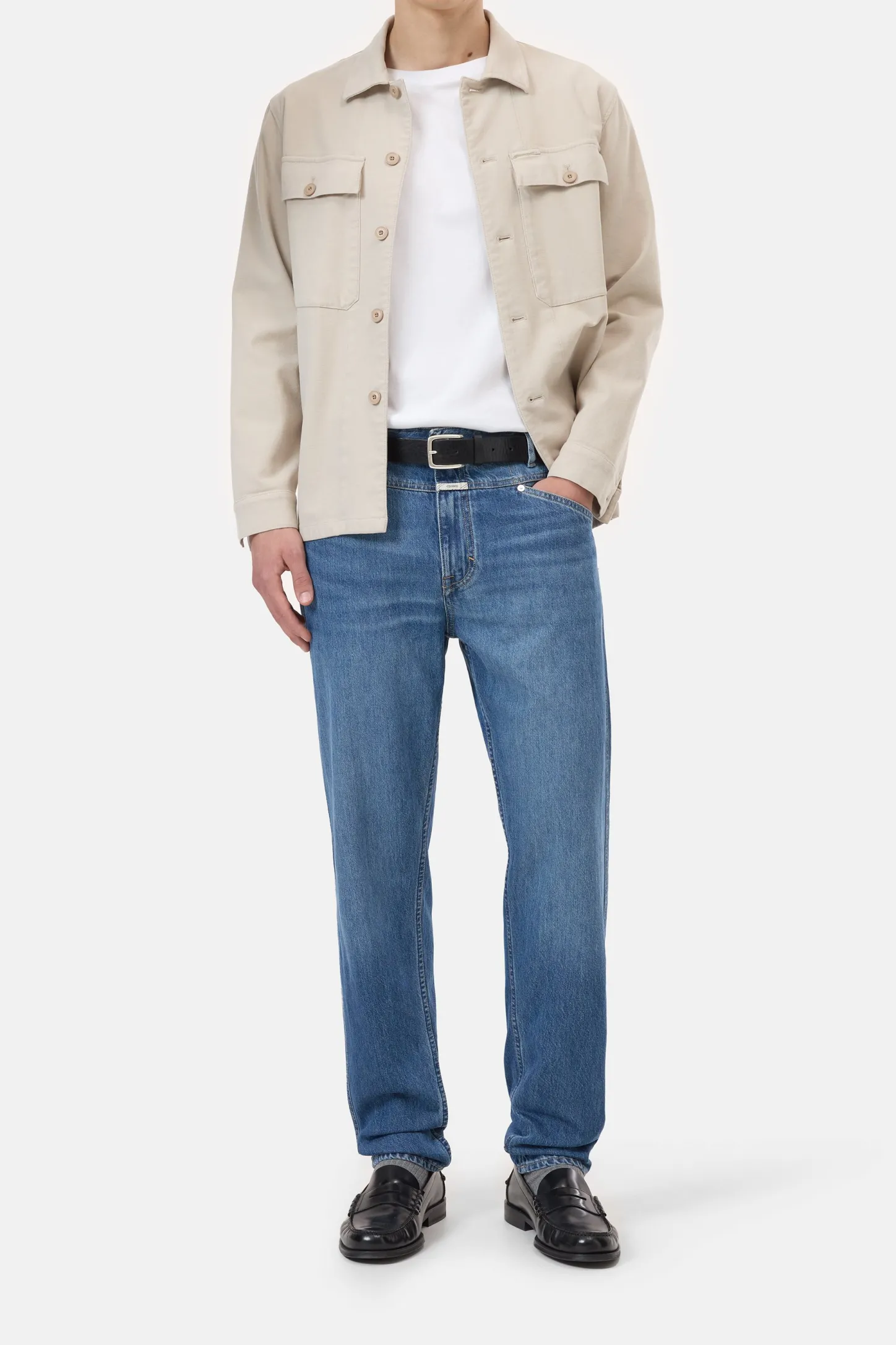CLOSED Jeans>Relaxte Jeans - Stijlnaam X-Lent Tapered Midden Blauw